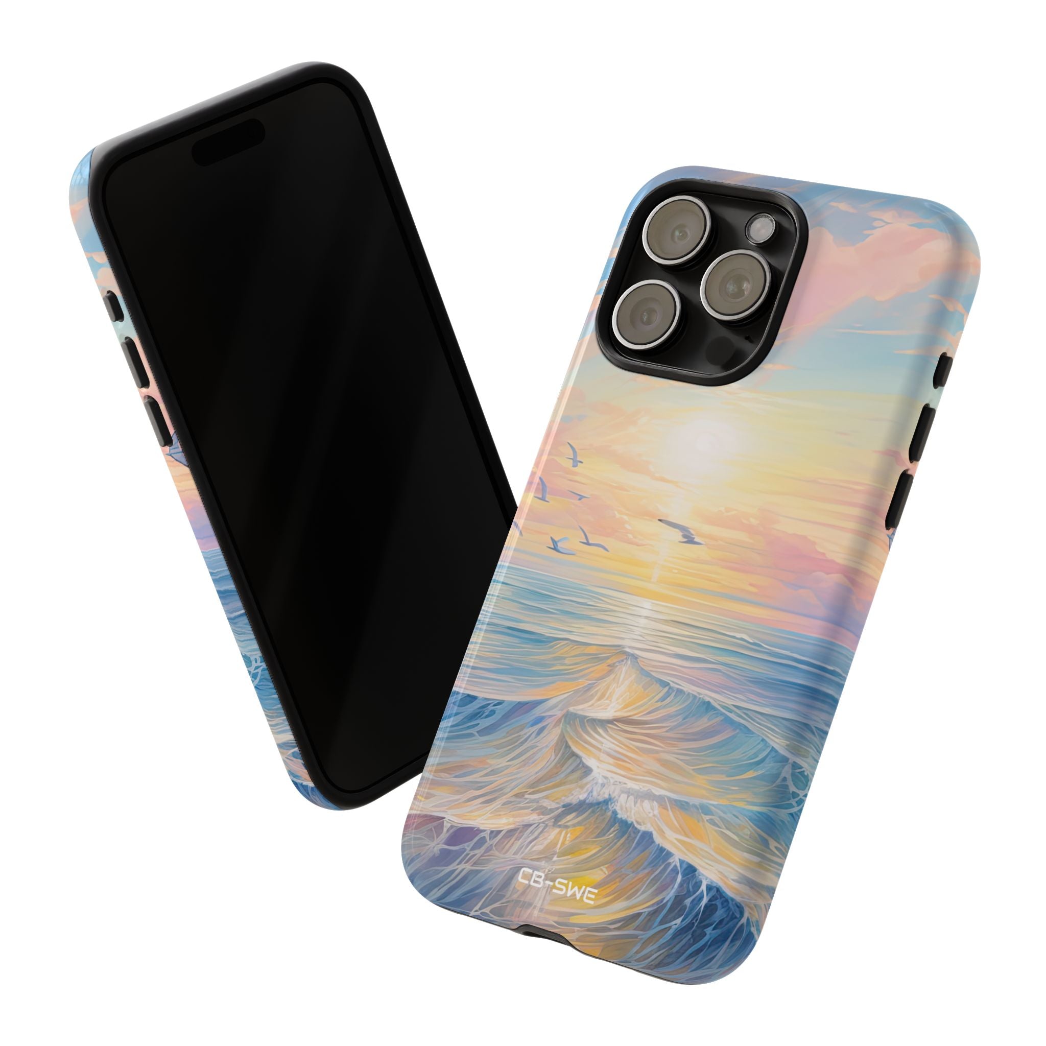 Gentle Waves Embrace - iPhone Case