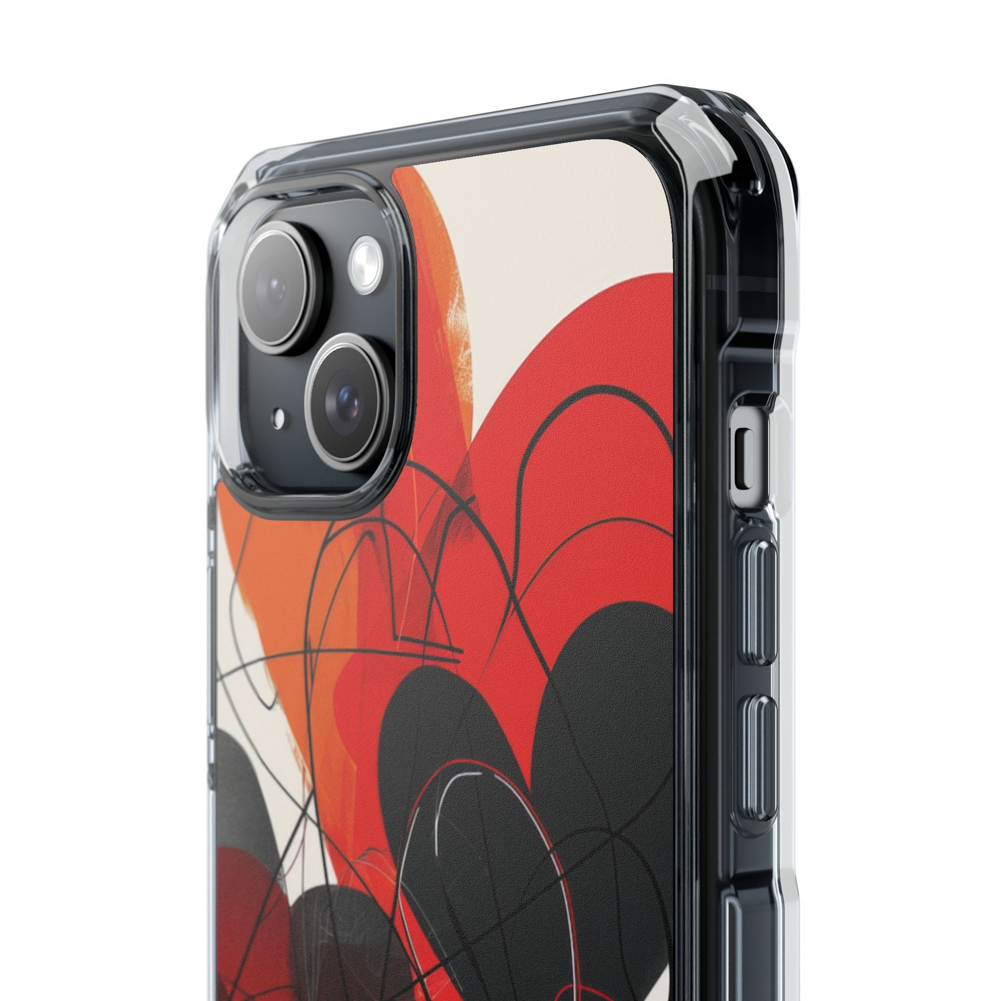Crimson Motion Flow iPhone 15 - Impact Clear+