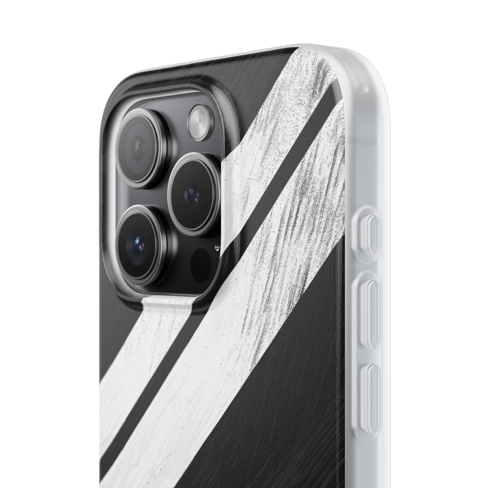 Distressed Stripe Motion iPhone 15 Pro Case - Soft