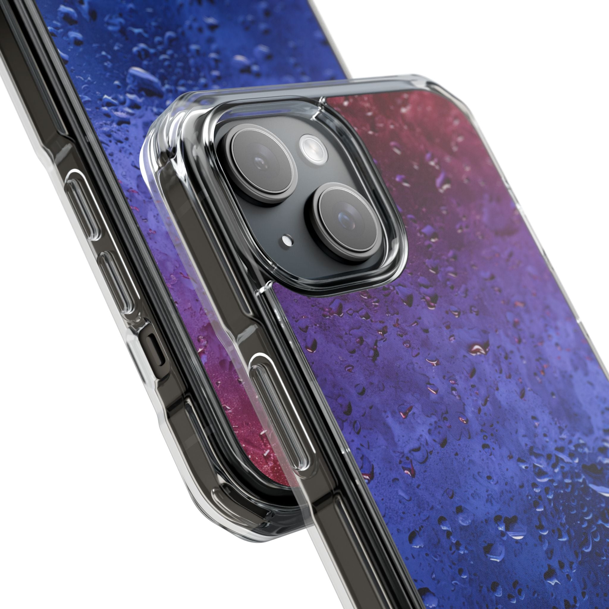 Colorful Mist Droplets iPhone 15 - Impact Clear+
