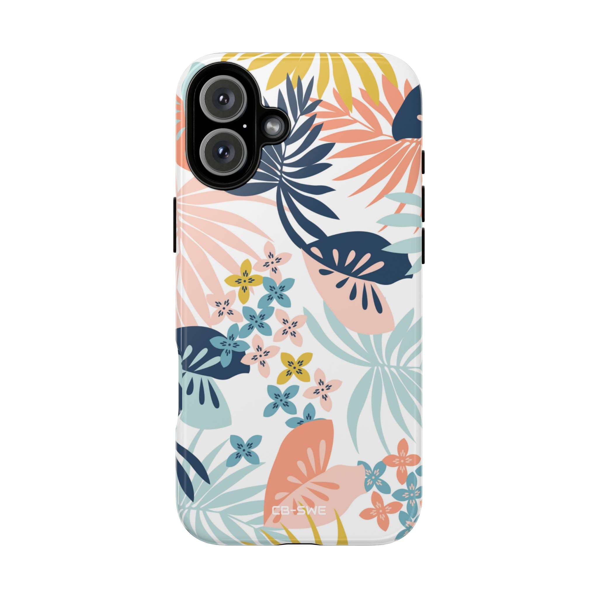 Tropical Foliage Blooms - iPhone Case