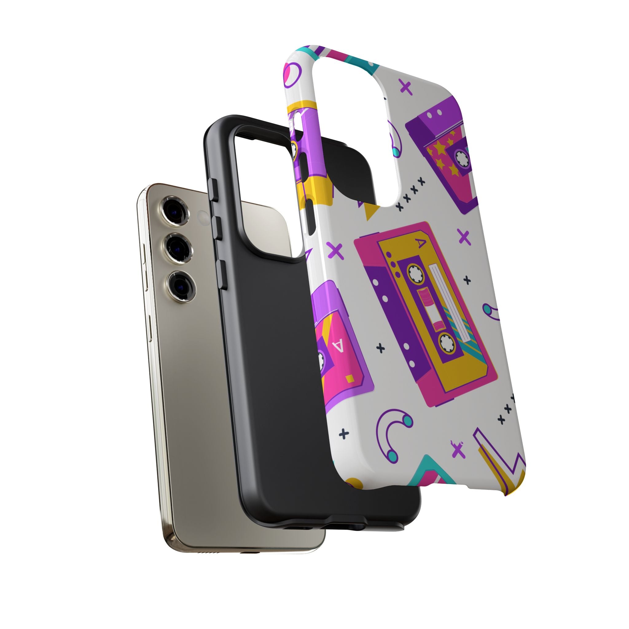 Retro Cassette Chaos - Samsung Case