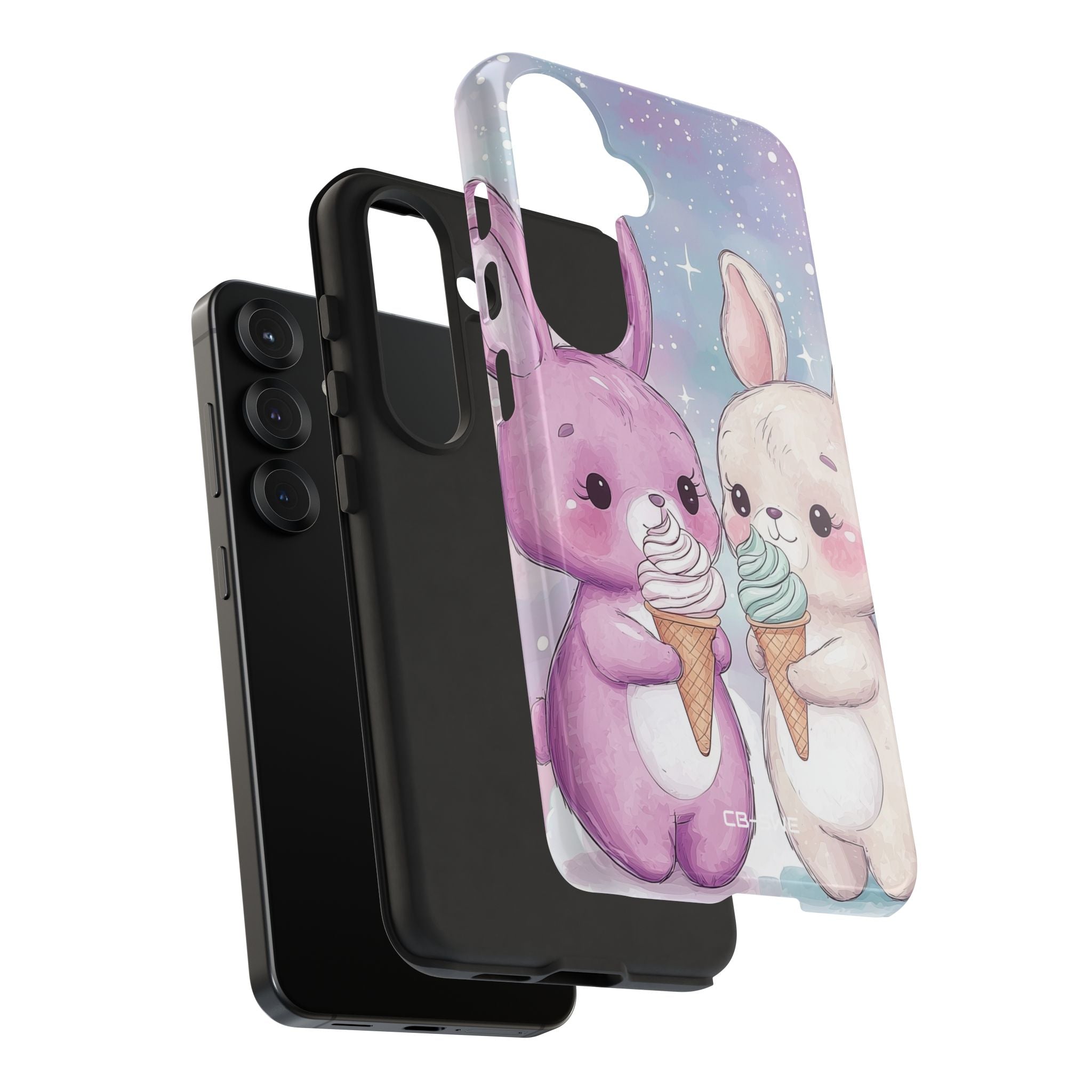 Rabbits Enjoy Ice Cream - Samsung Case