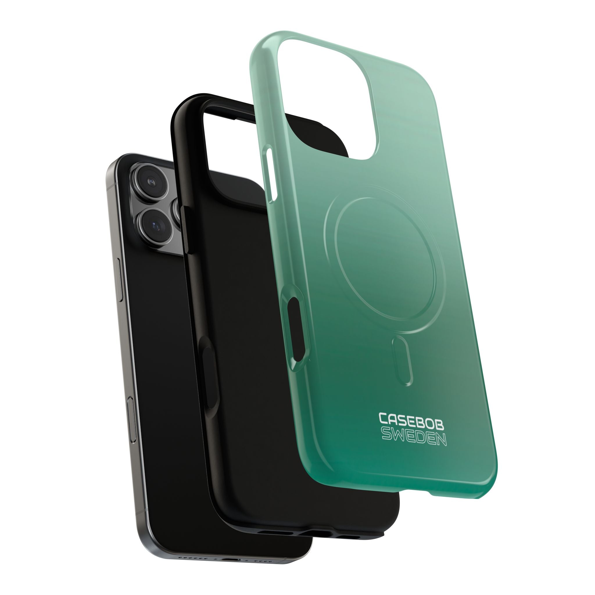 Teal Horizon Layers iPhone 16 - Tough+