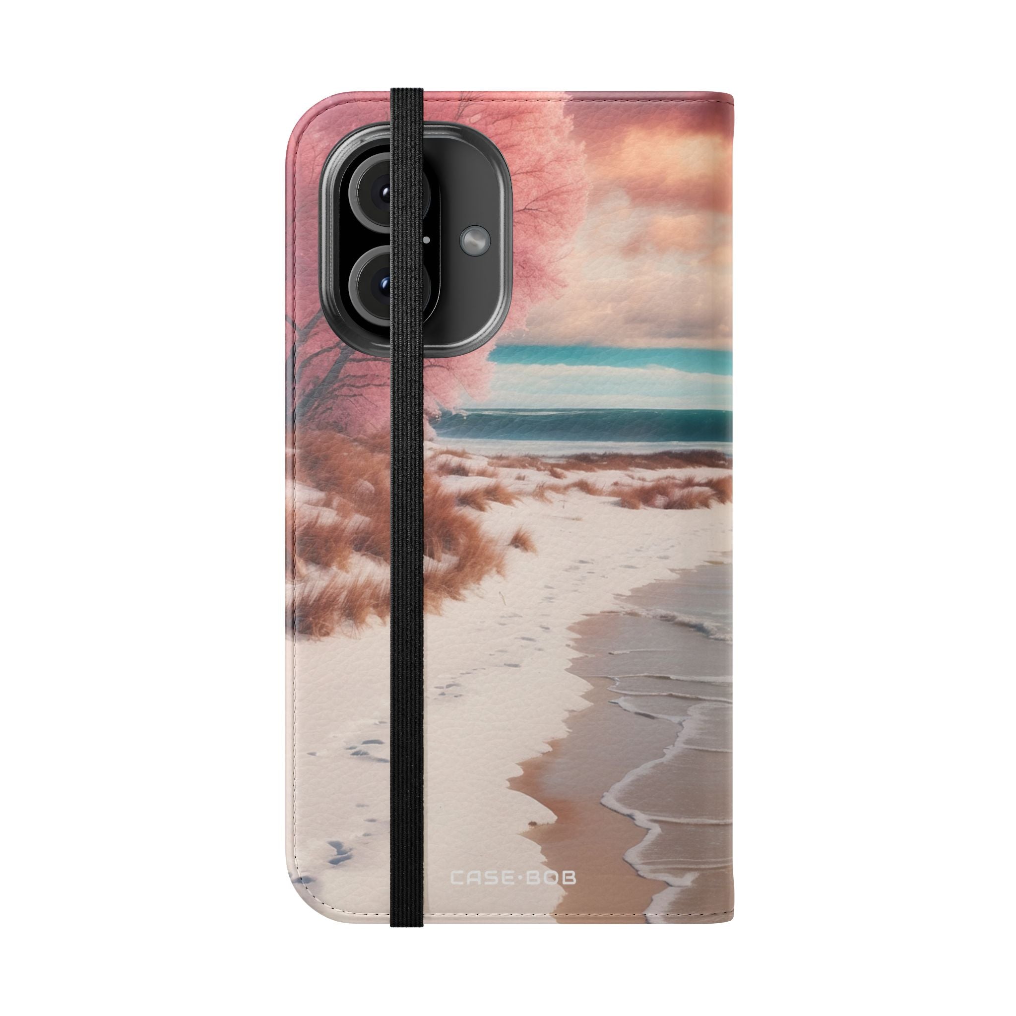 Pink Breeze Tree - iPhone 16 Case - Wallet