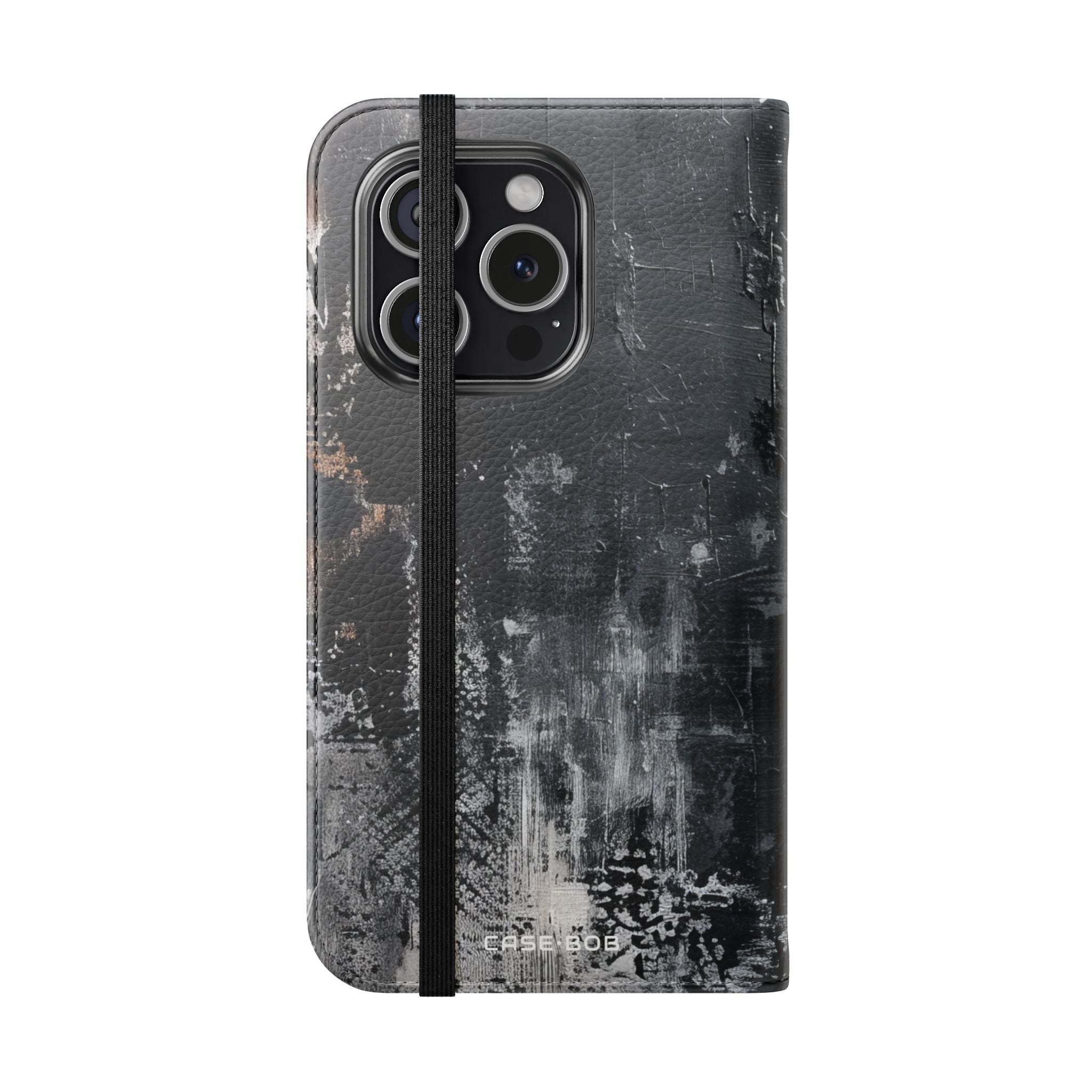 Midnight Brushstroke - iPhone 15 Pro Case - Wallet