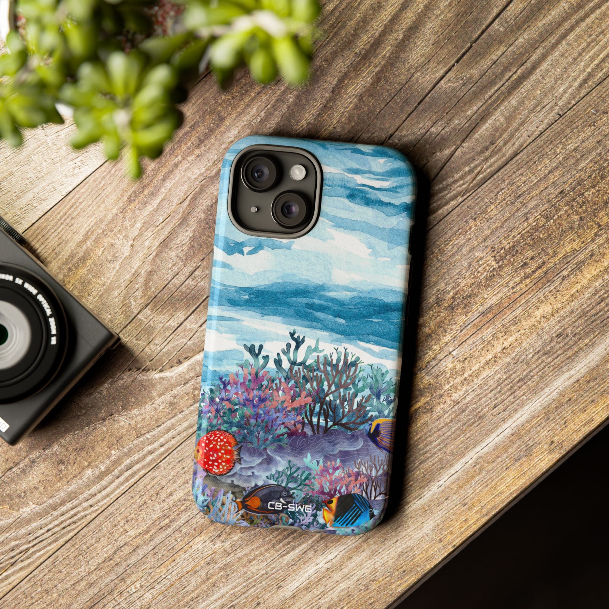 Aquatic Life Watercolors - iPhone Case