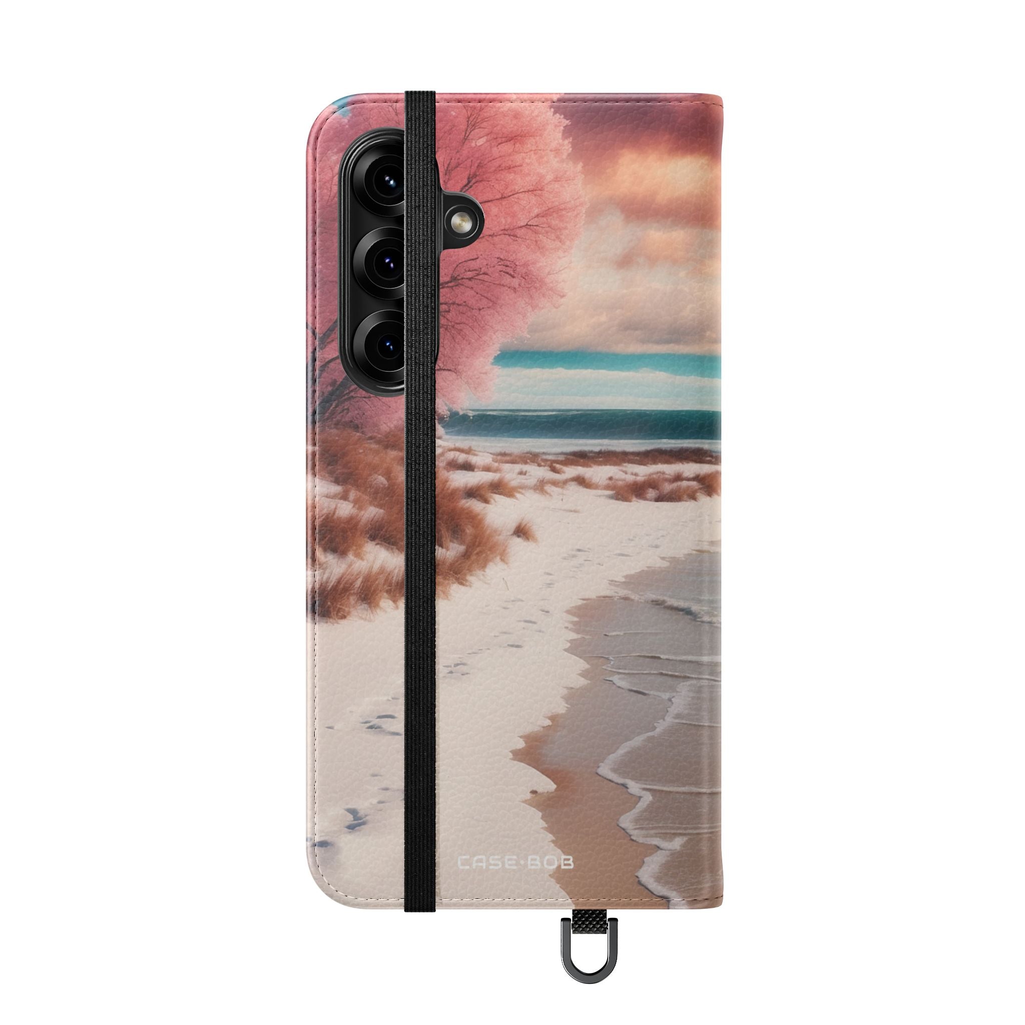 Pink Breeze Tree - Samsung S25+ Case - Wallet