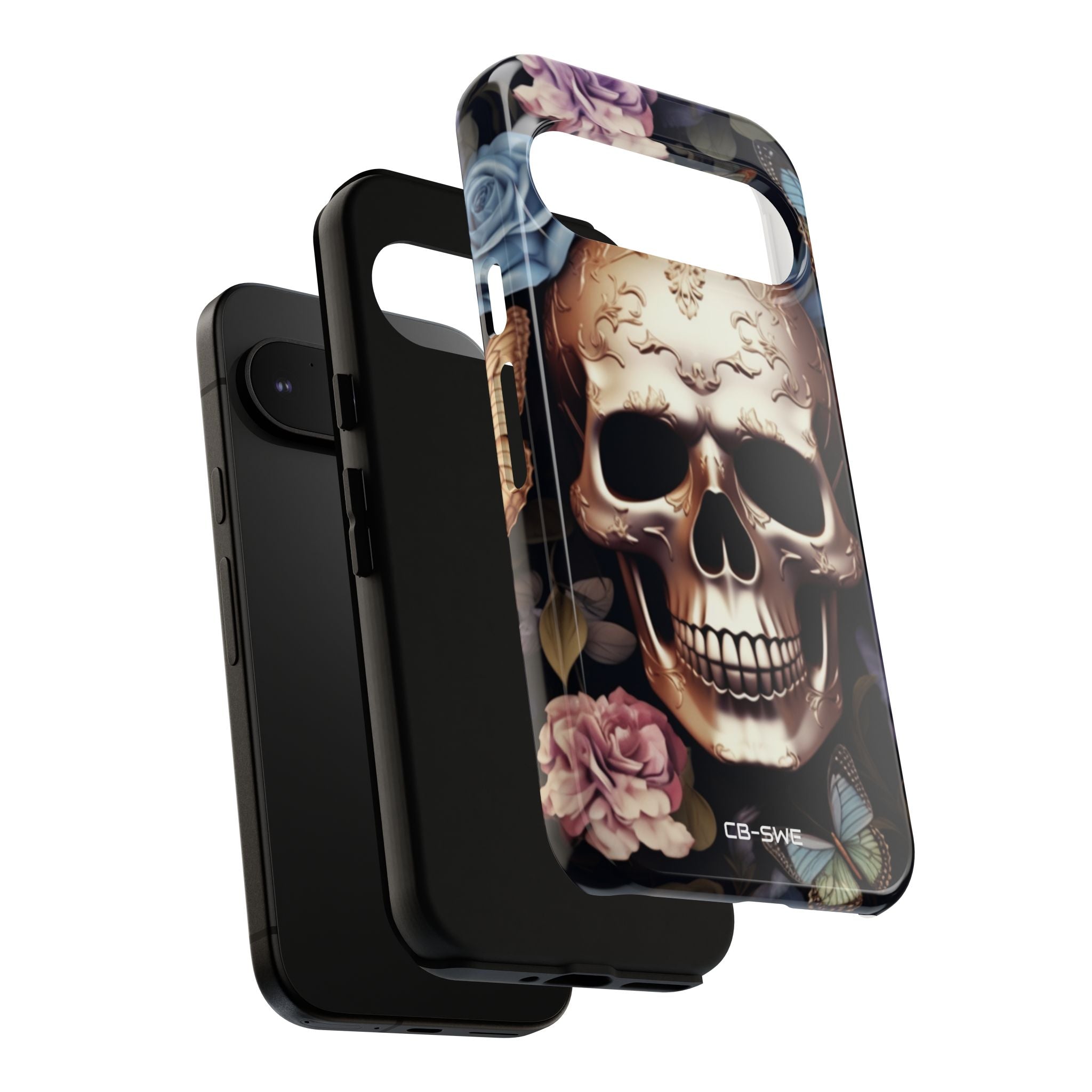 Skull Among Blossoms - Google Pixel Case