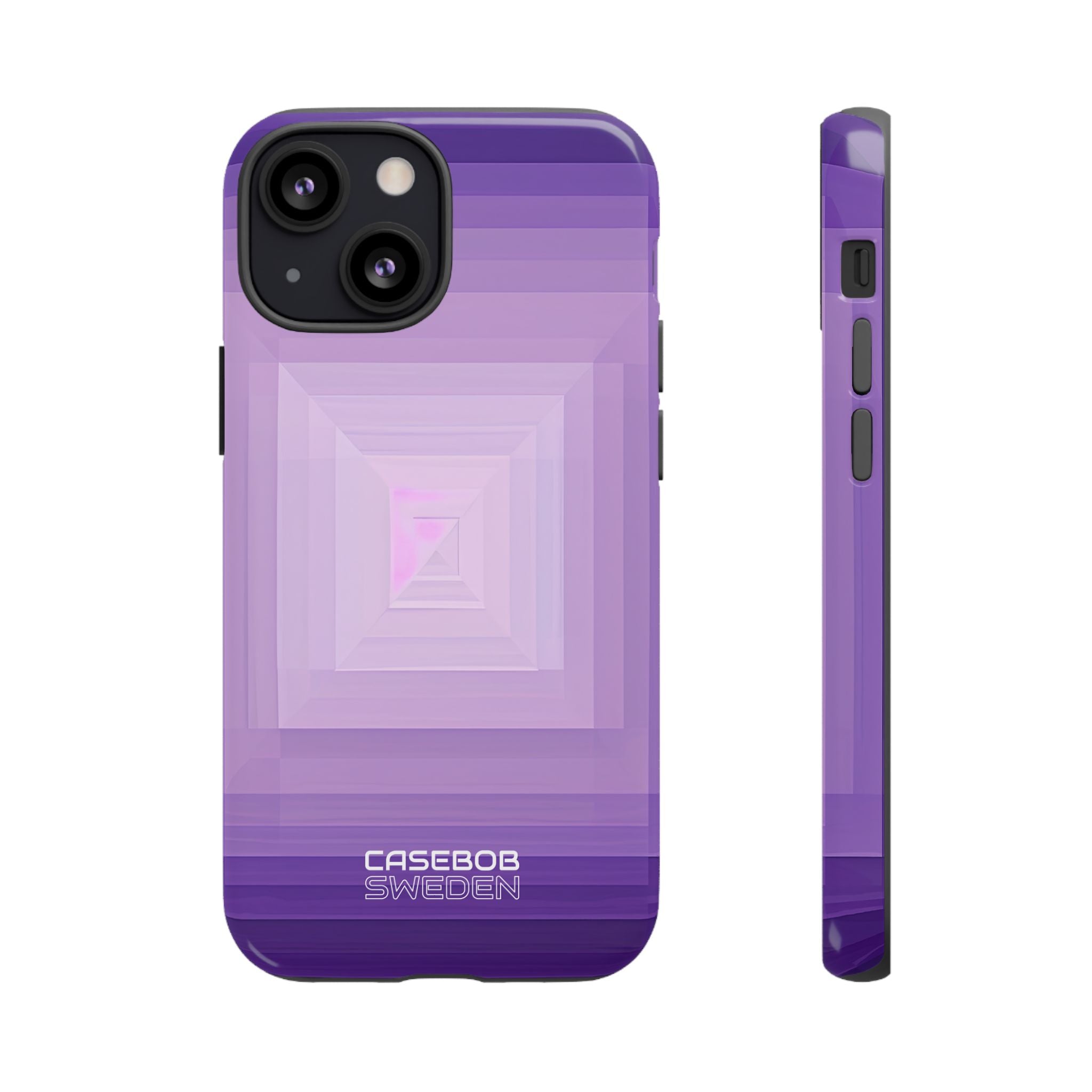 Purple Geometry Vortex iPhone 13 - Tough