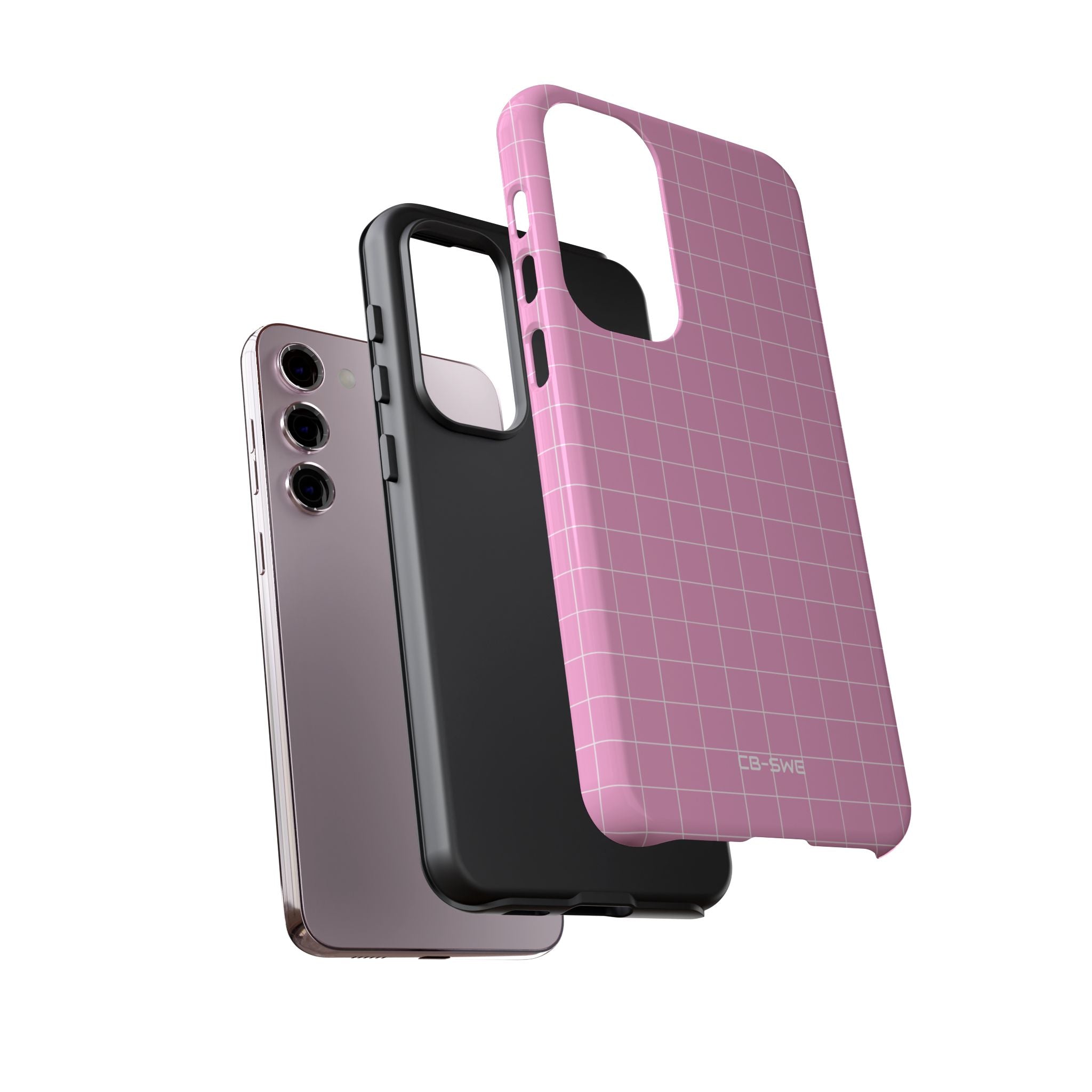 Pink Squares Align - Samsung Case