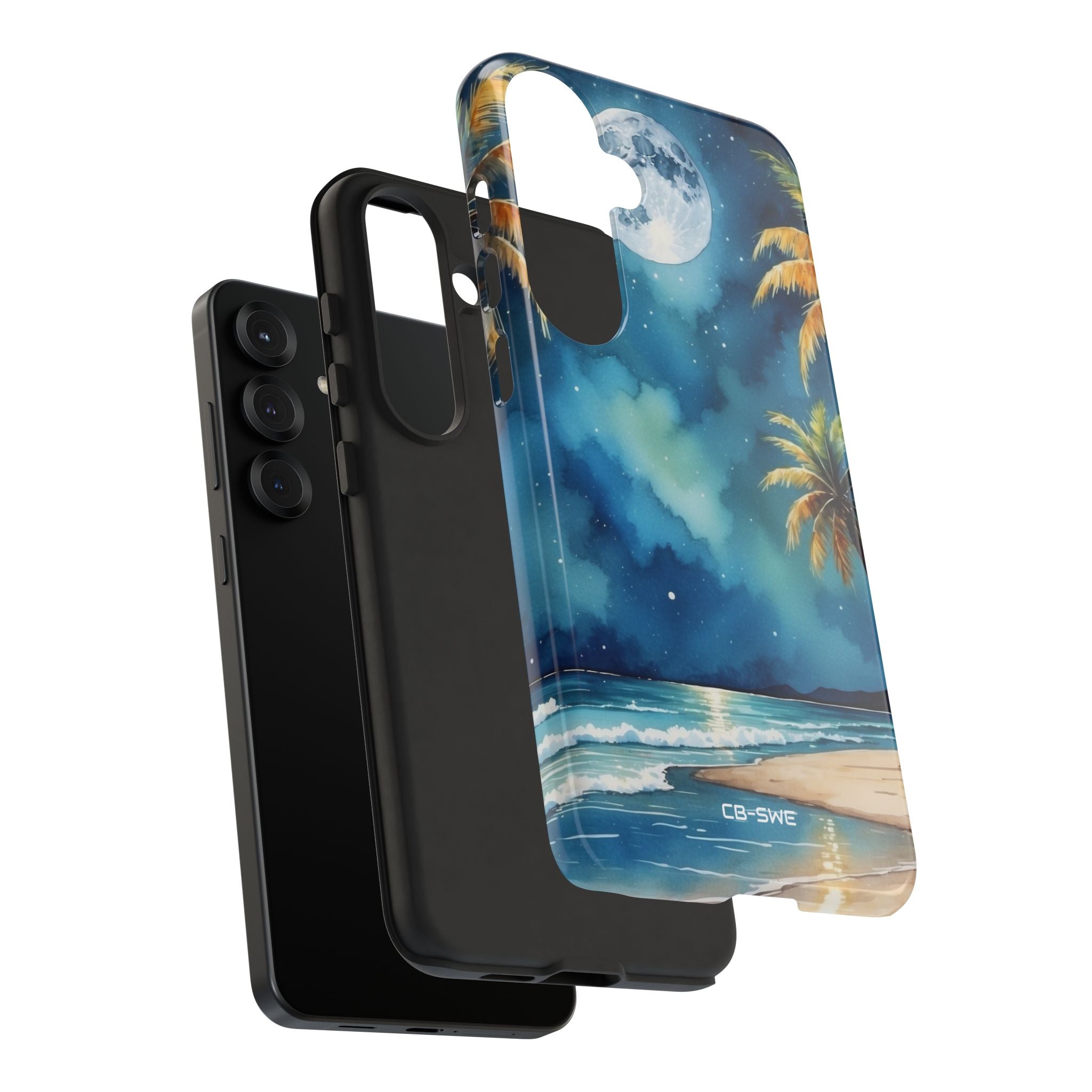 Moonlight Kisses Waves - Samsung Case