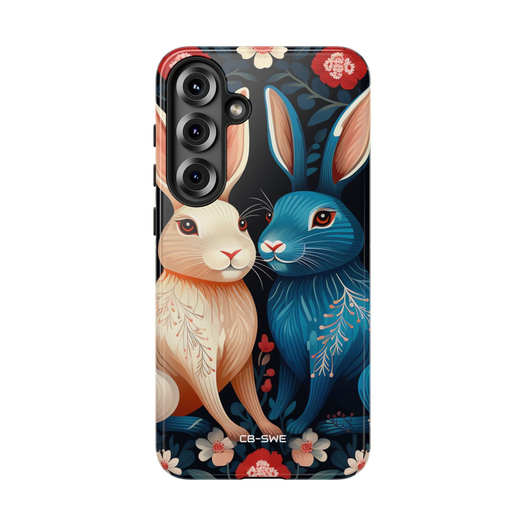 Rabbits Embrace Blossoms - Samsung Case