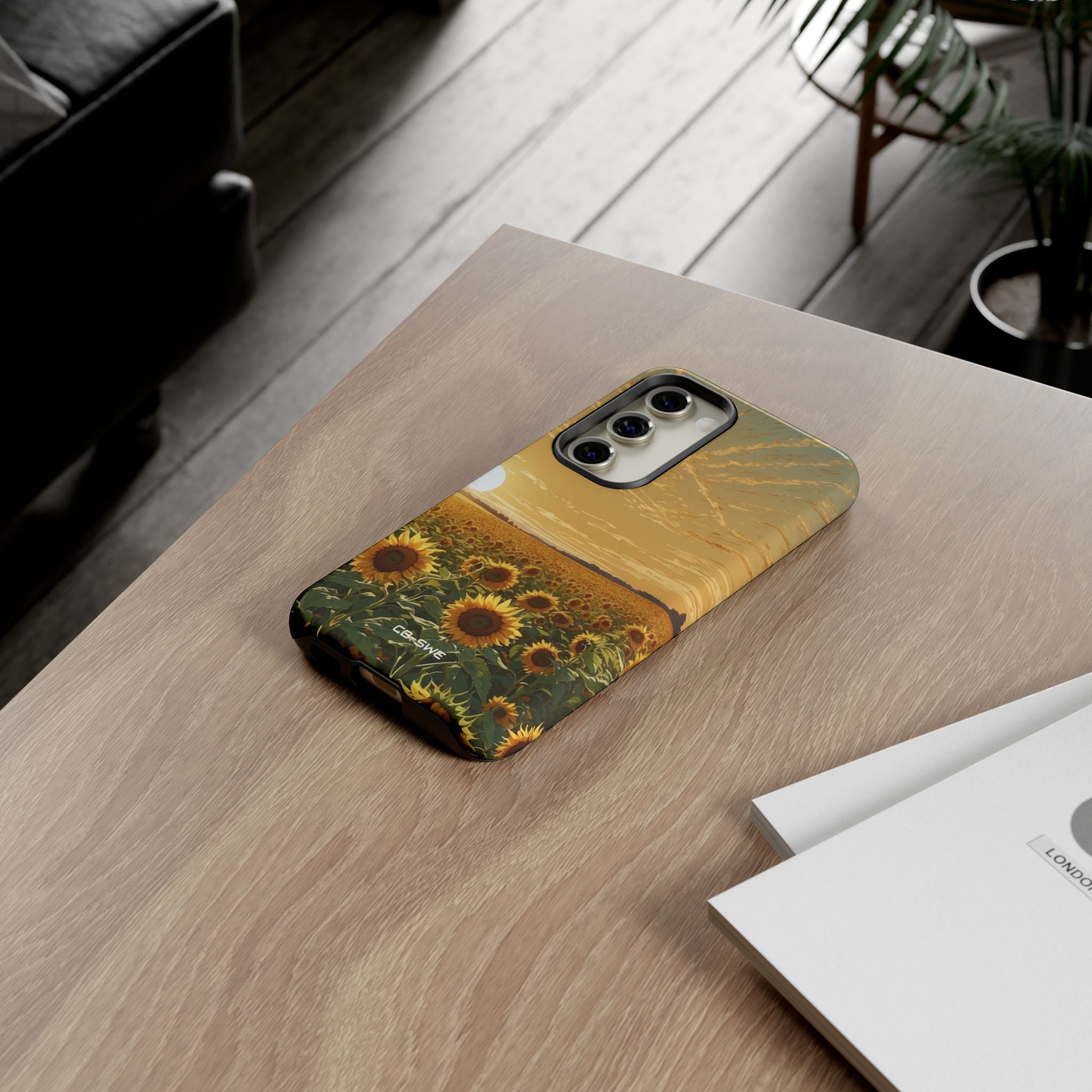Sunflowers Embrace Sunset - Samsung Case