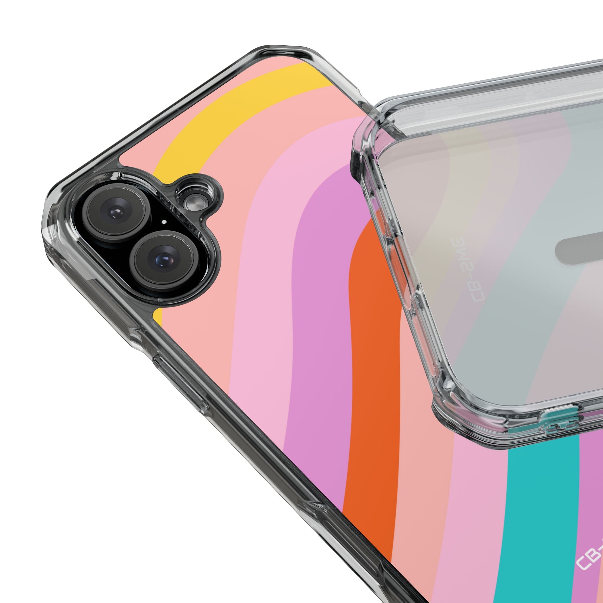 Fluid Color Waves iPhone Case - Impact