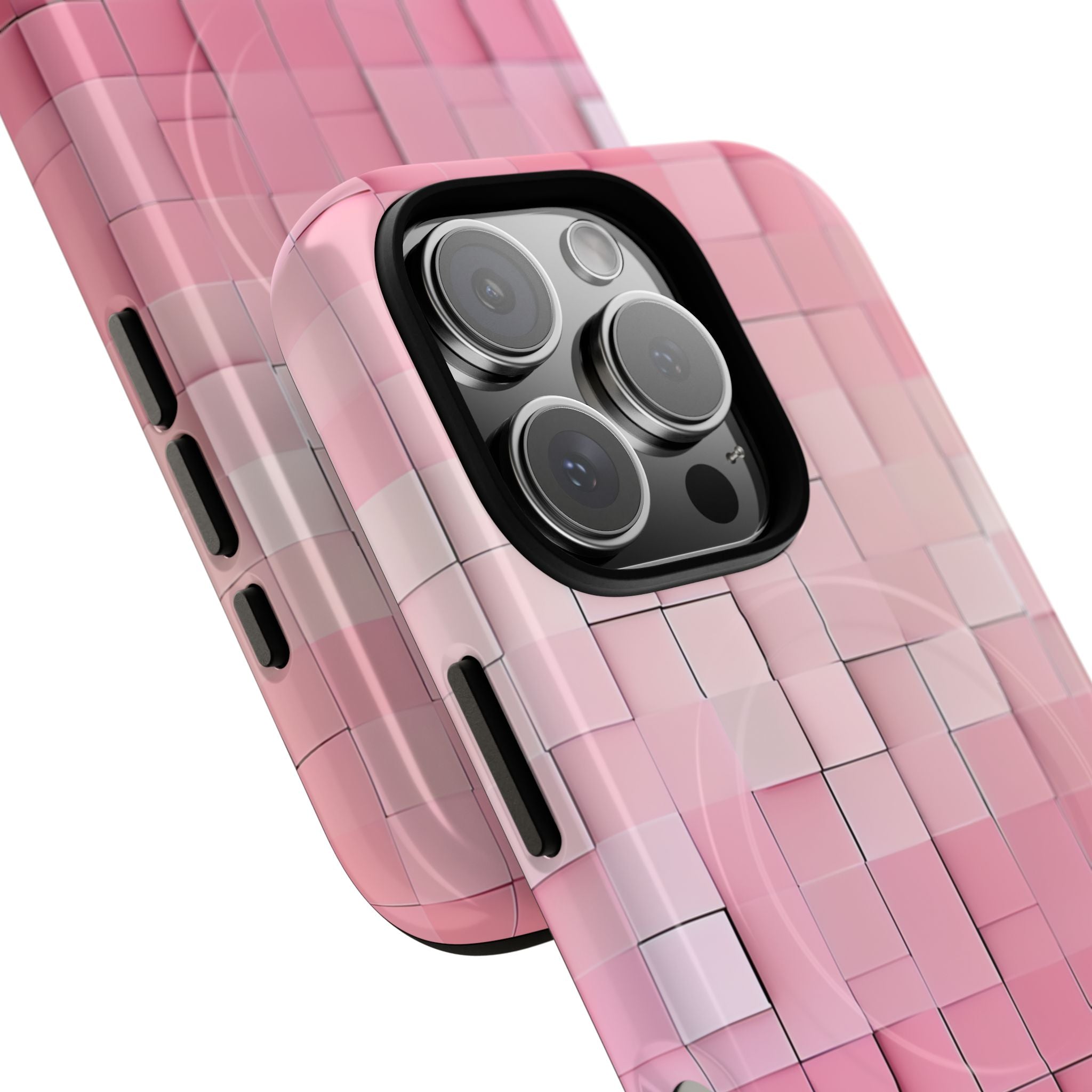 Pink Mosaic Glow iPhone 16 - Tough+