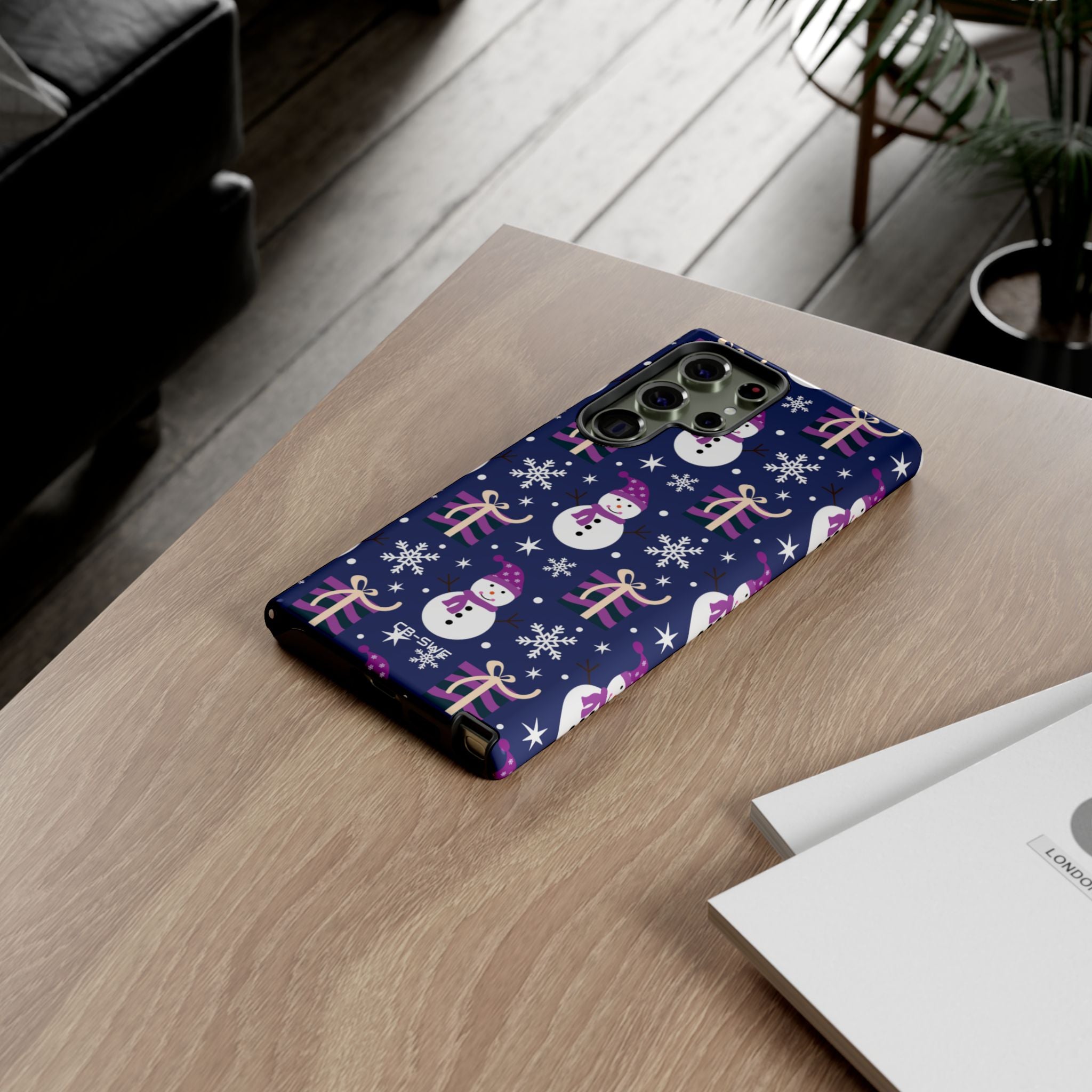 Snowmen Gift Giving - Samsung Case