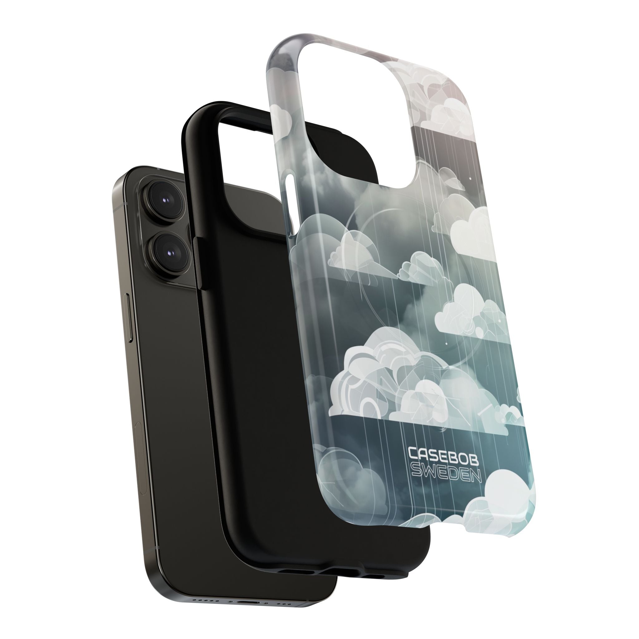 Silver Dream Clouds iPhone 14 - Tough+