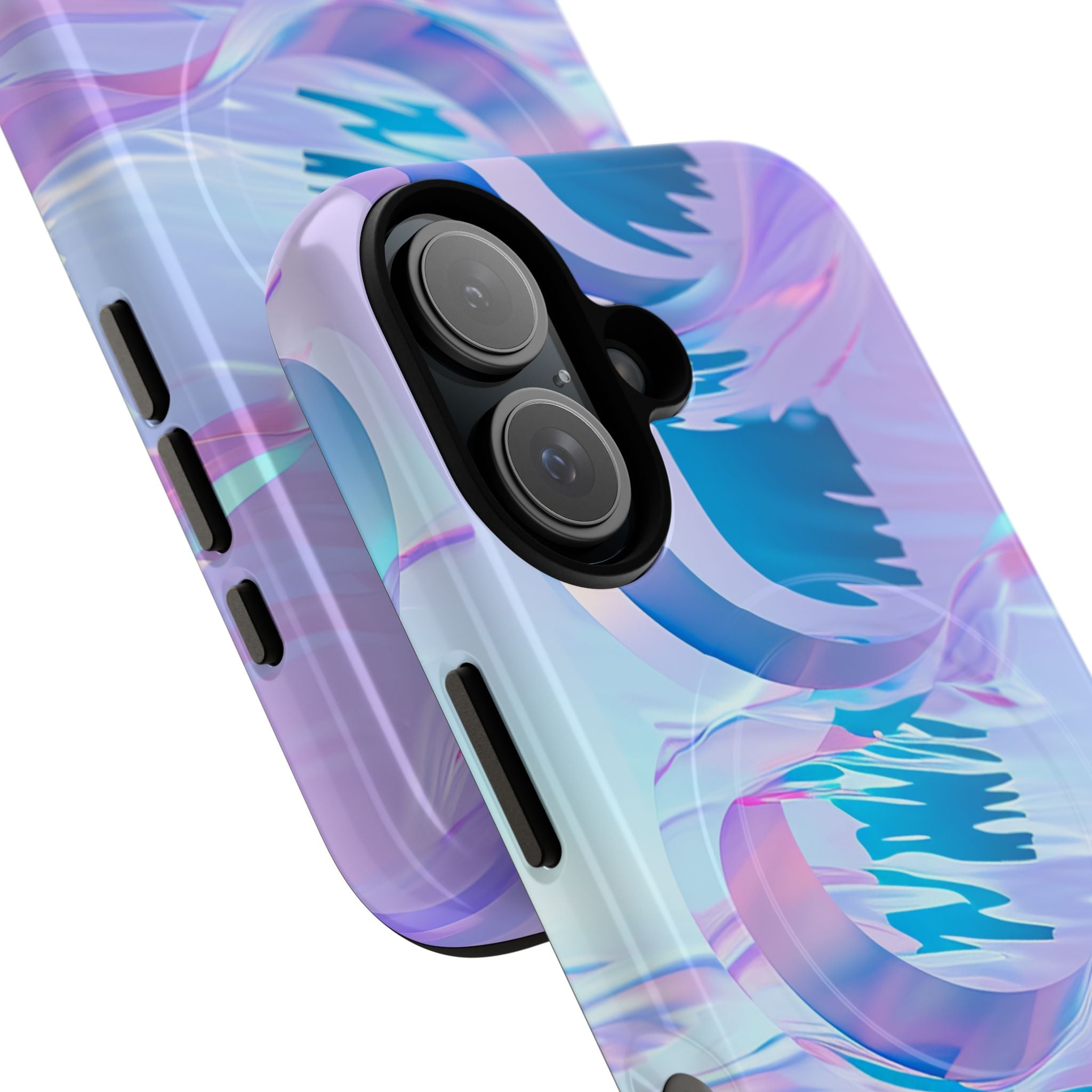 Iridescent Flowing Waves iPhone 16 - Tough+