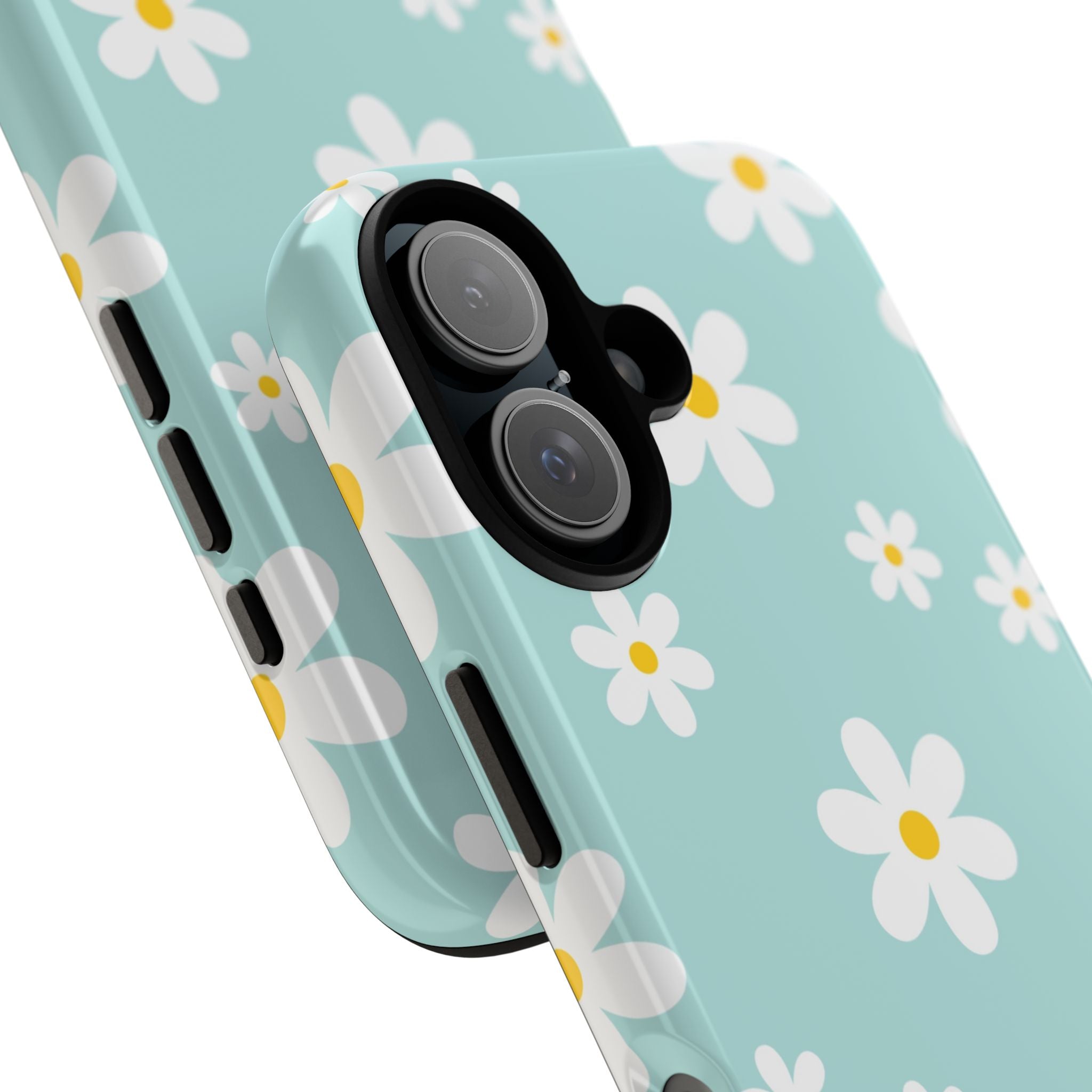Daisies On Blue - iPhone Case