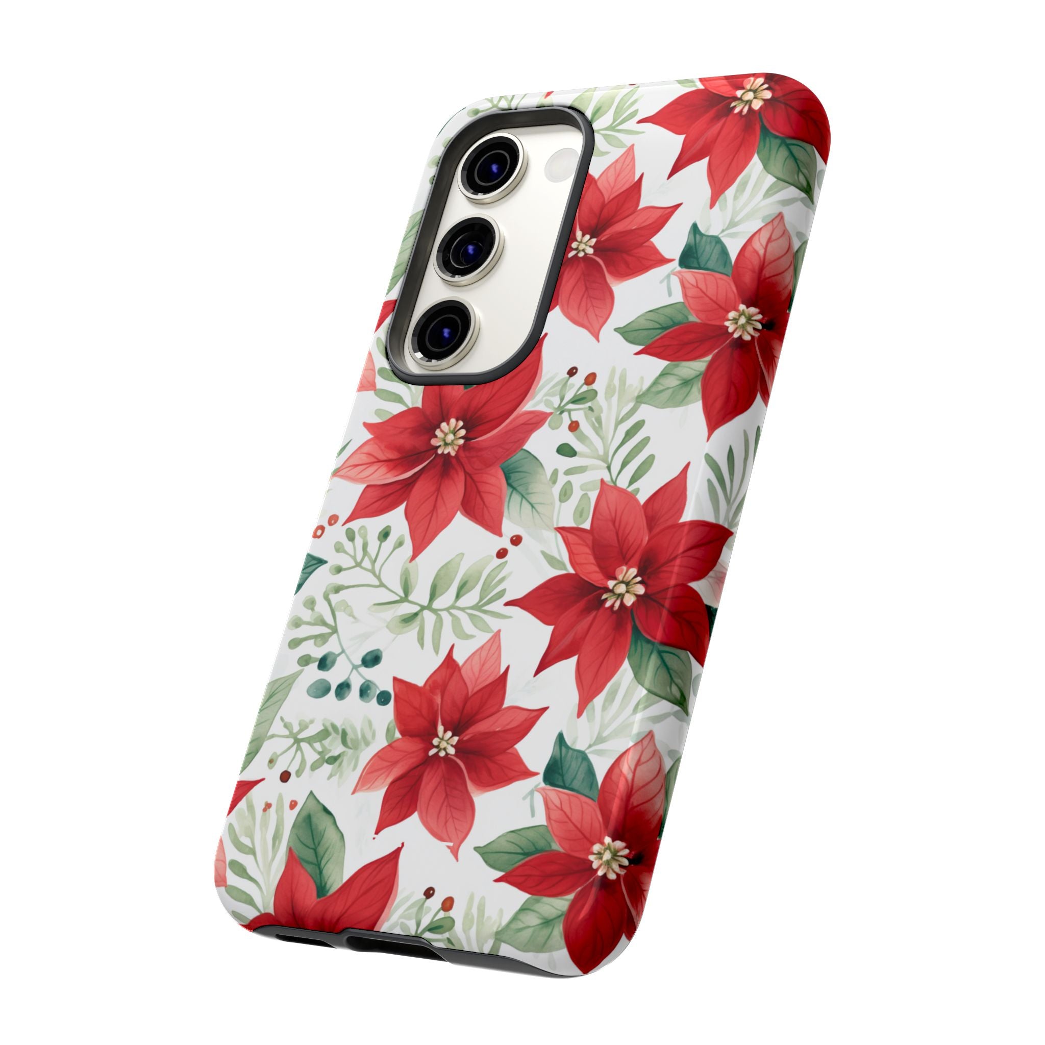 Poinsettias Bloom Bright - Samsung Case