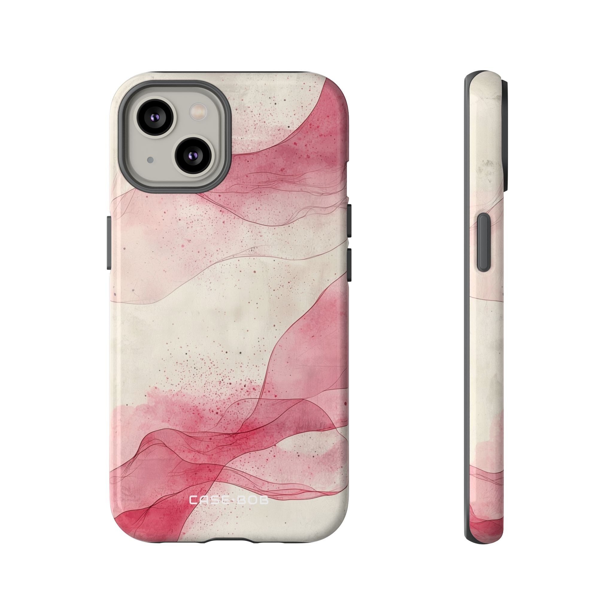 Crimson Waves iPhone 14 Case - Tough