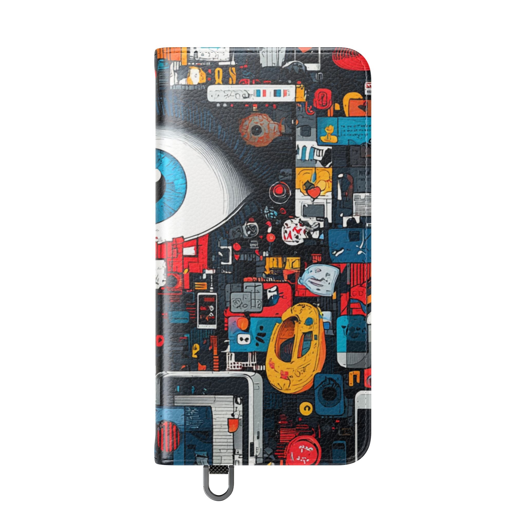 Blue Gaze Mosaic - Samsung S25 Case - Wallet