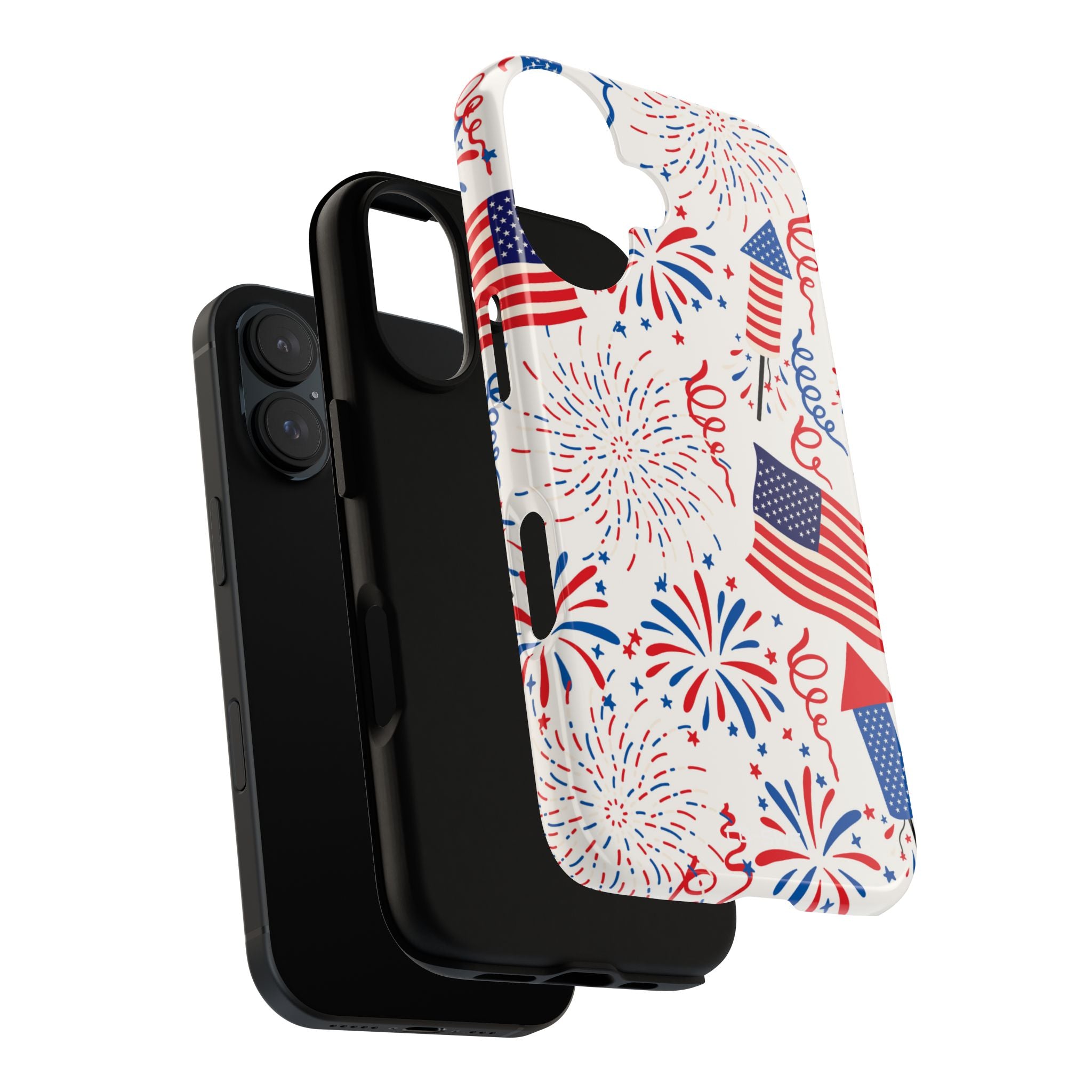 Fireworks Burst Bright - iPhone Case