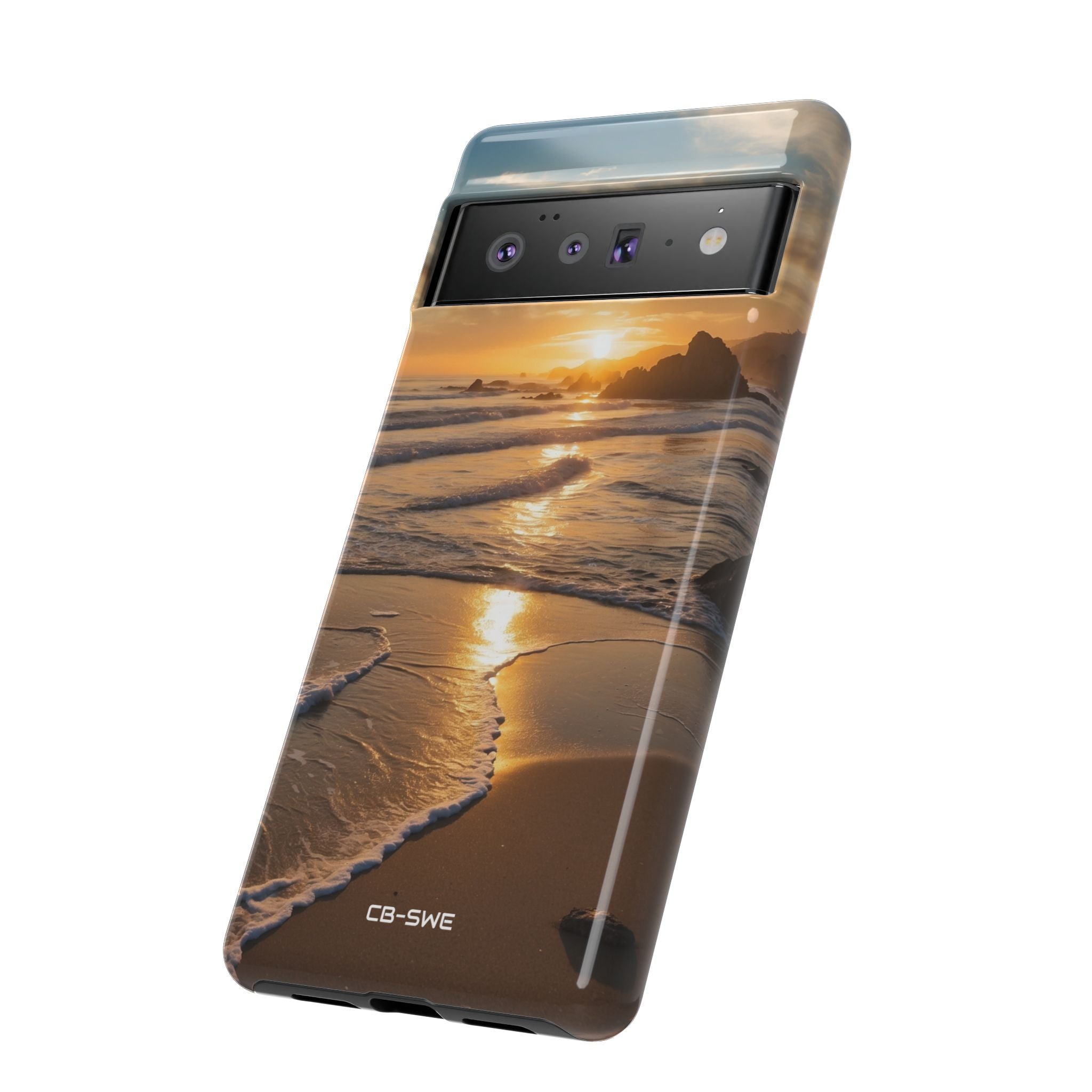 Waves Embrace Shore - Google Pixel Case