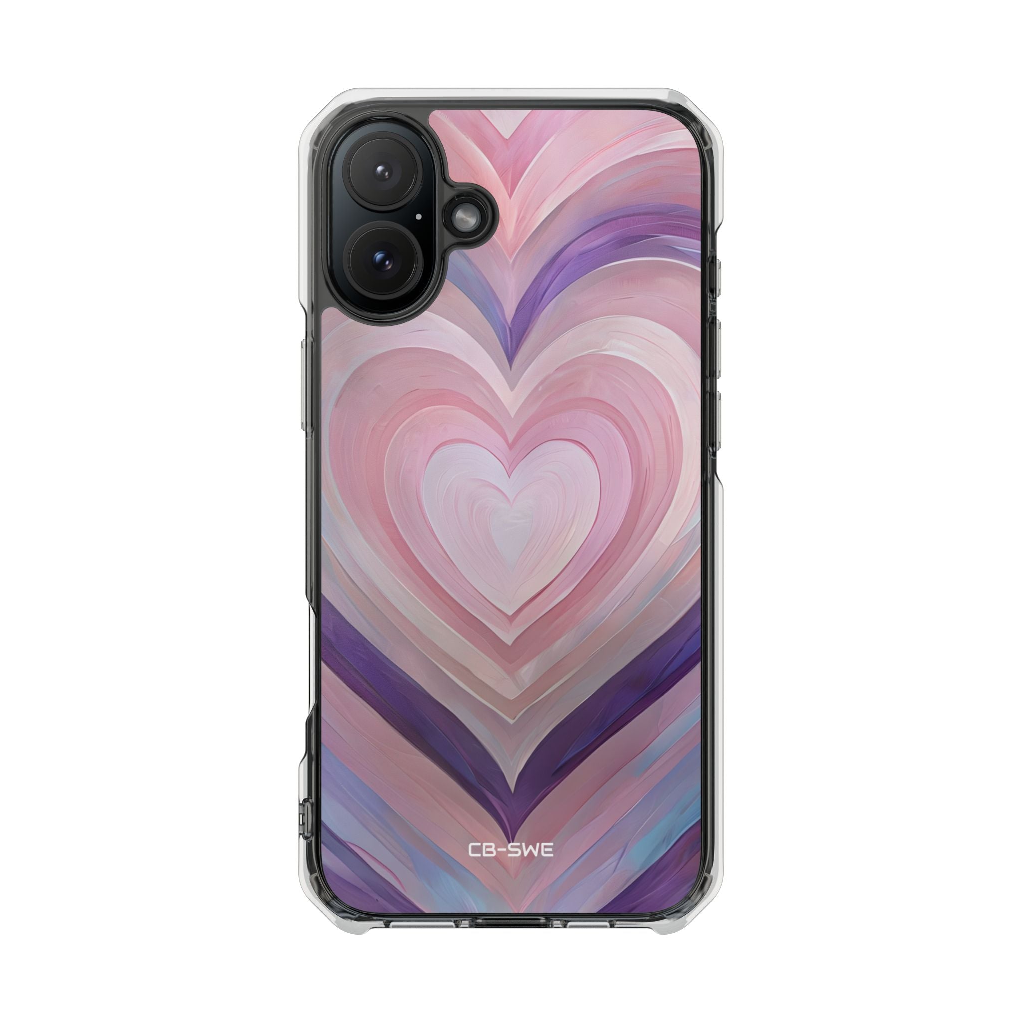 Impressionistic Heart Layers iPhone Case - Impact