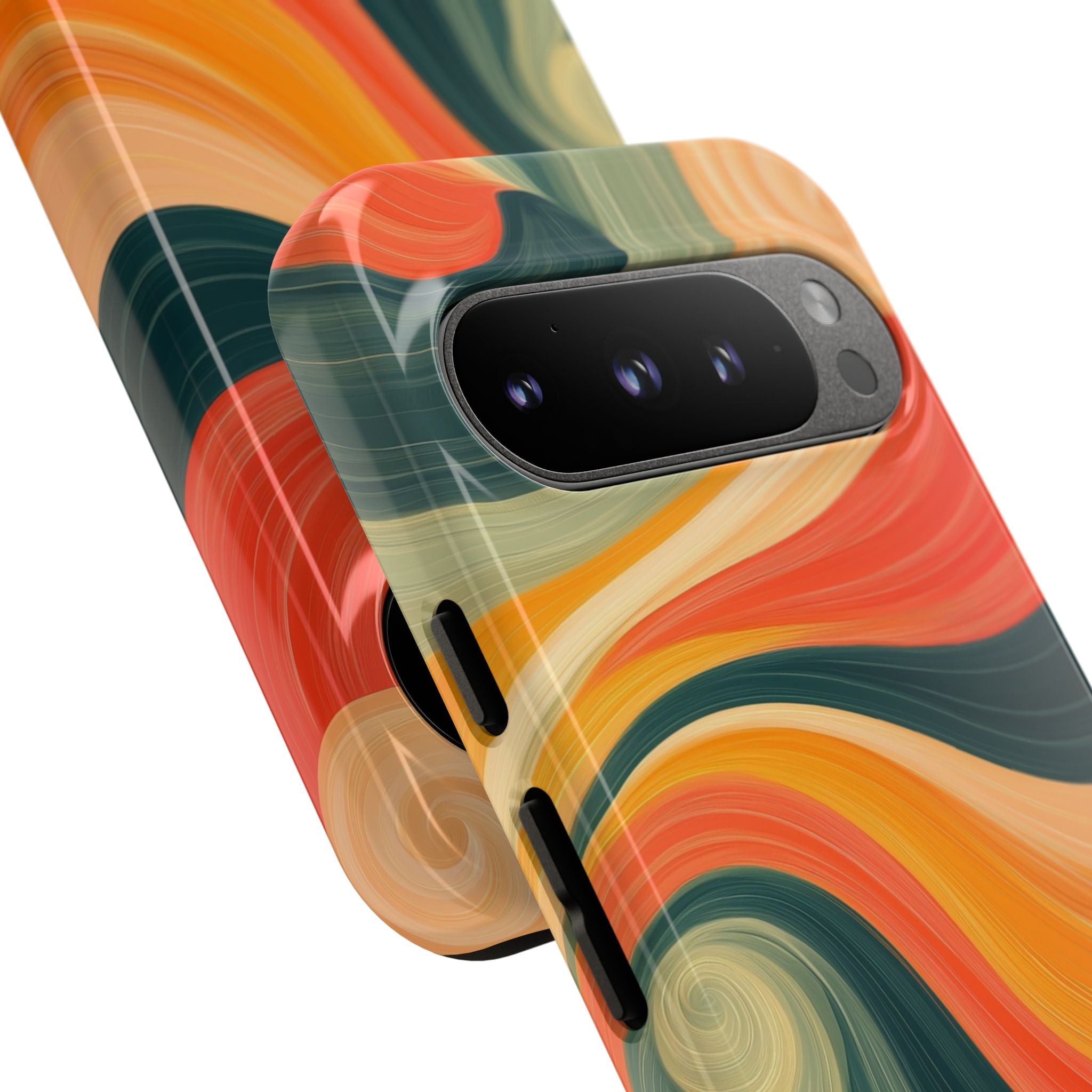 Swirling Ember Google Pixel 9 Pro Case - Tough