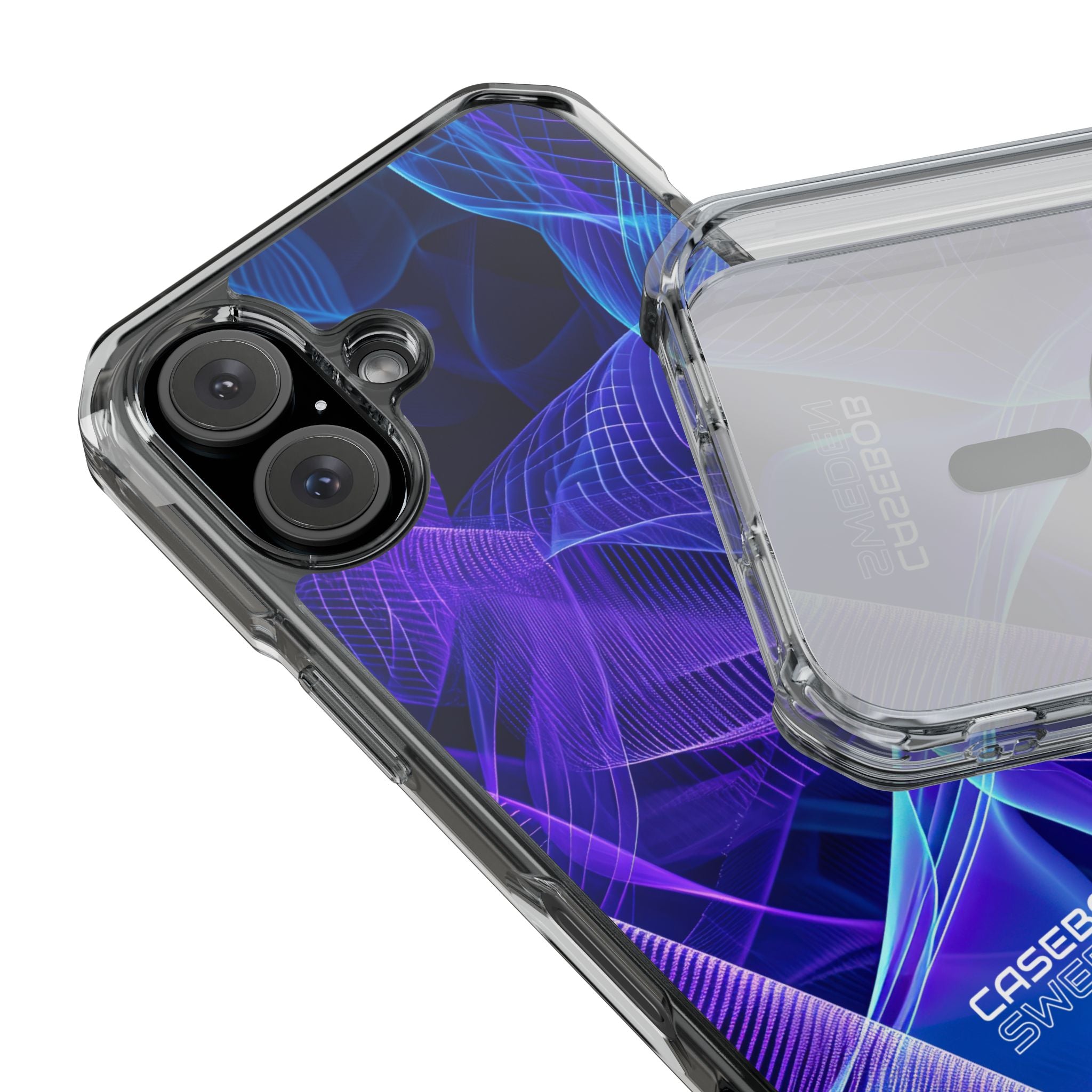 Electric Waveforms iPhone 16 - Impact Clear+