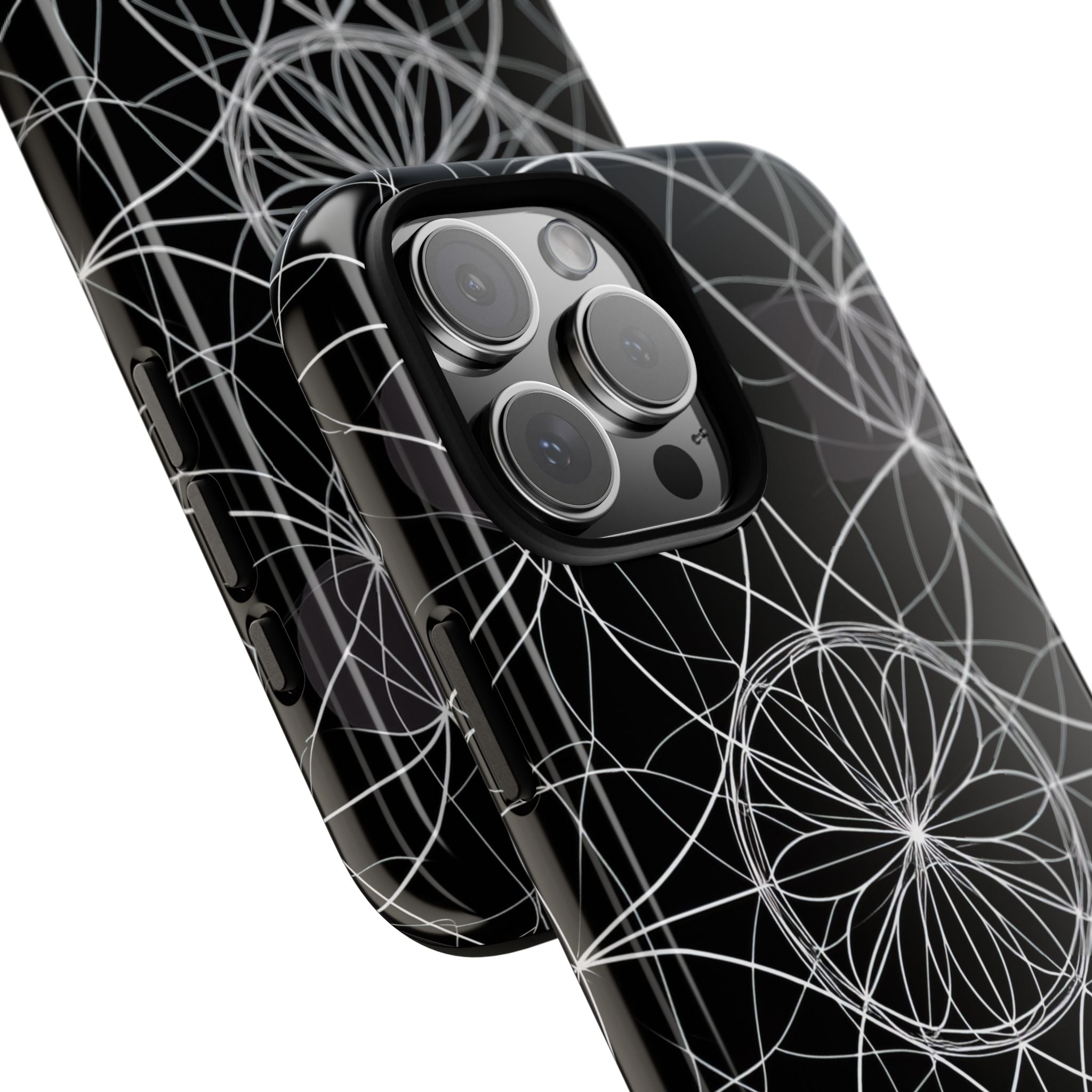 Symmetric Line Bloom iPhone 16 - Tough