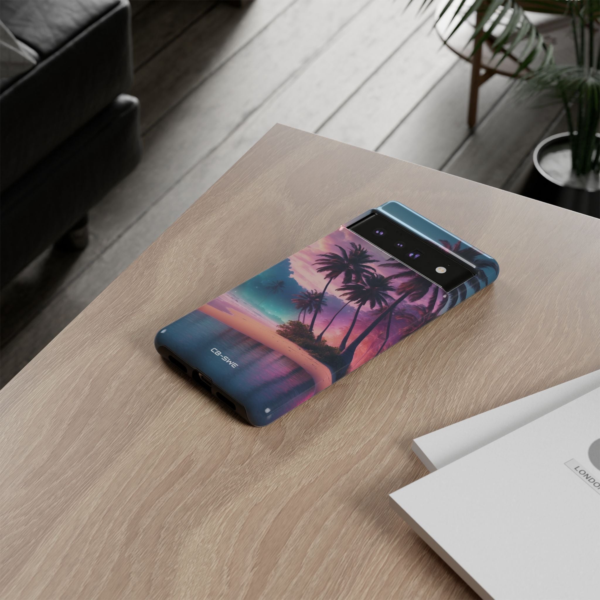 Ethereal Waves Crash - Google Pixel Case