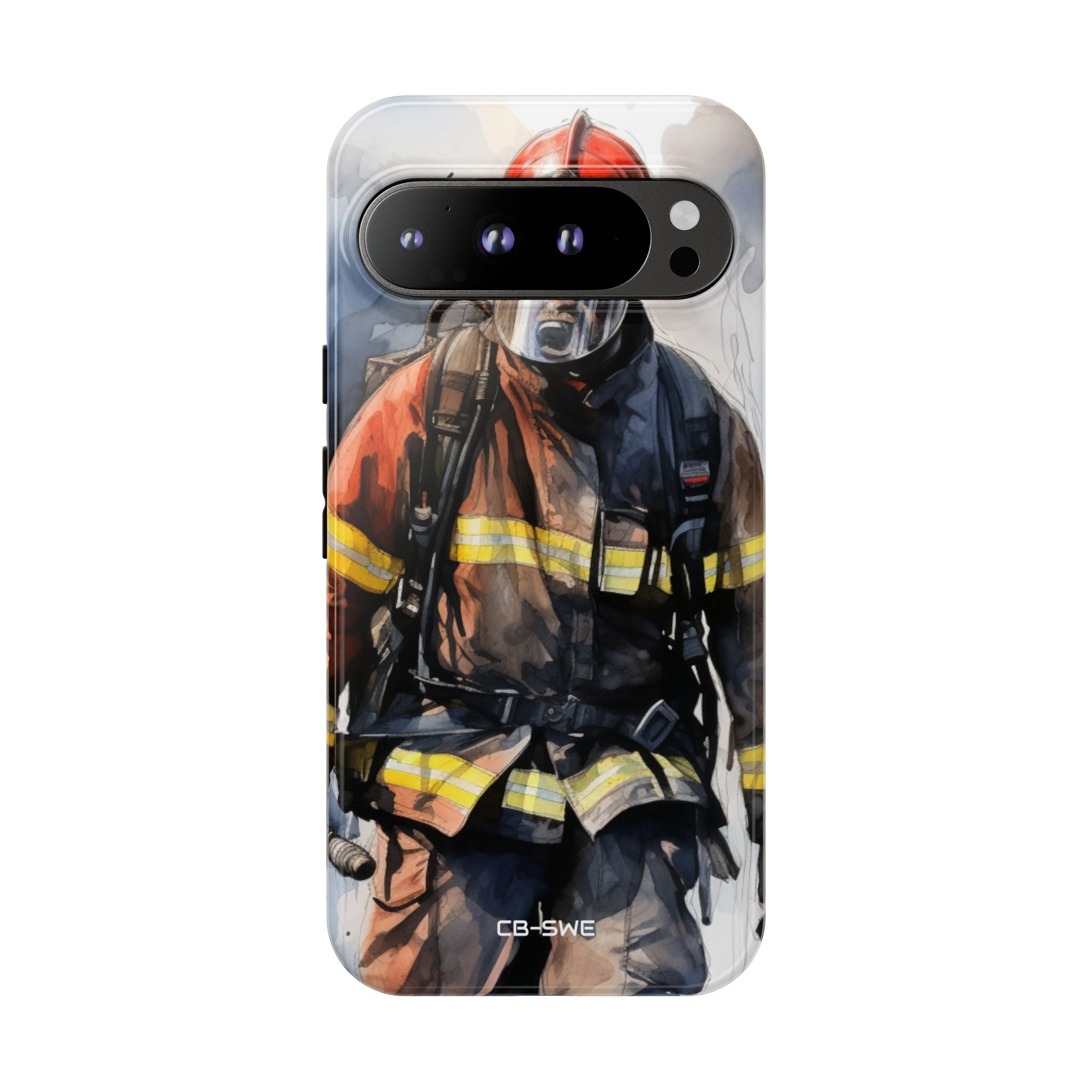 Firefighter In Motion - Google Pixel Case