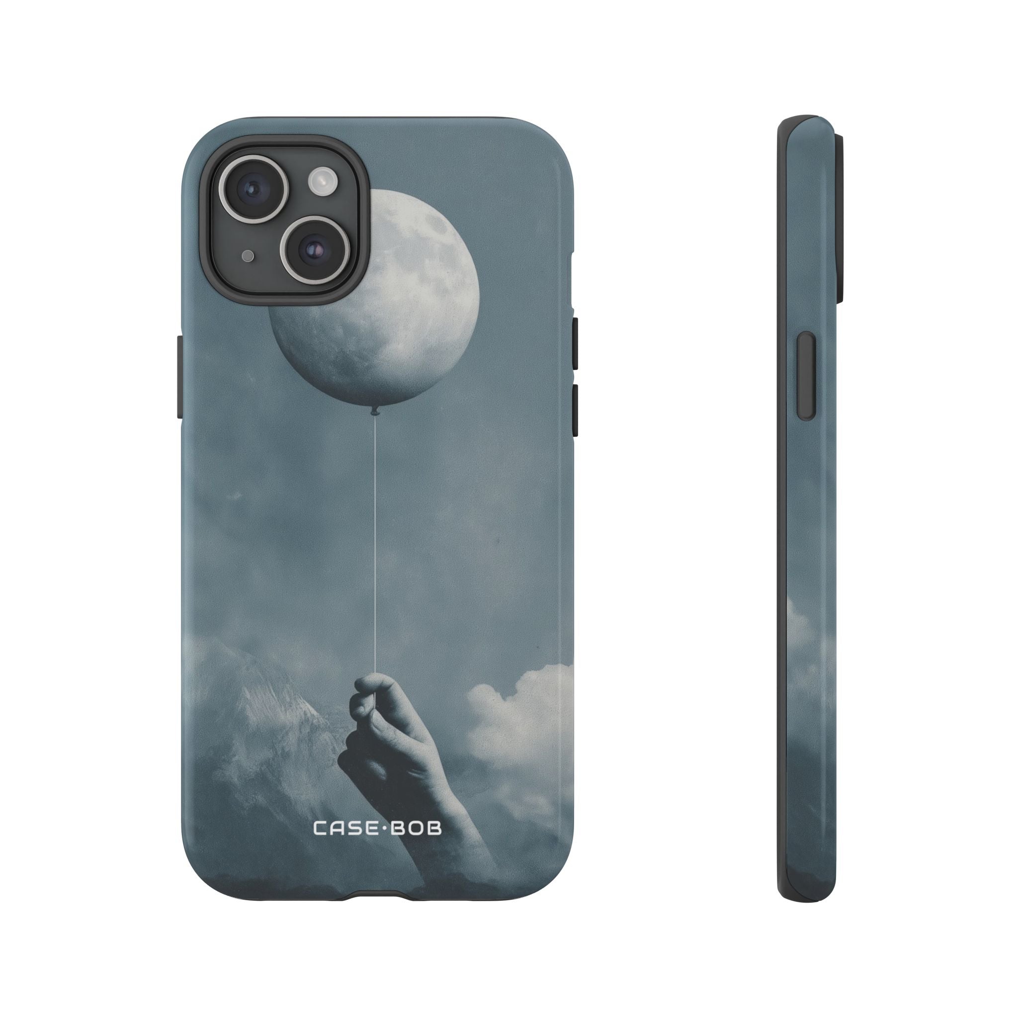 Moon Balloon iPhone 15 Plus Case - Tough