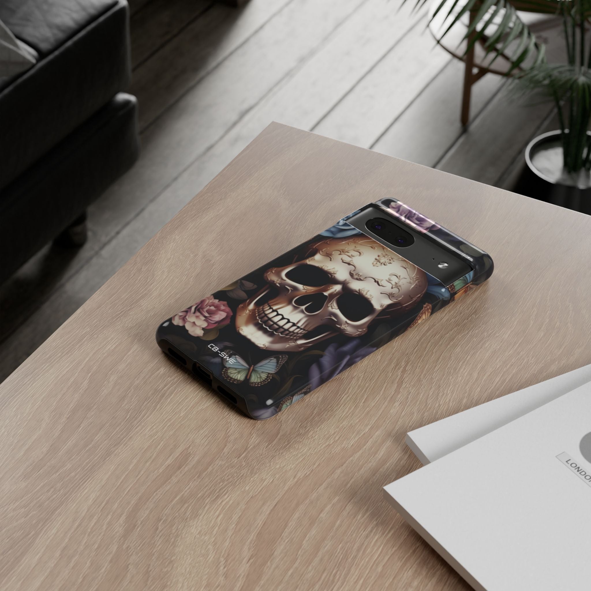 Skull Among Blossoms - Google Pixel Case