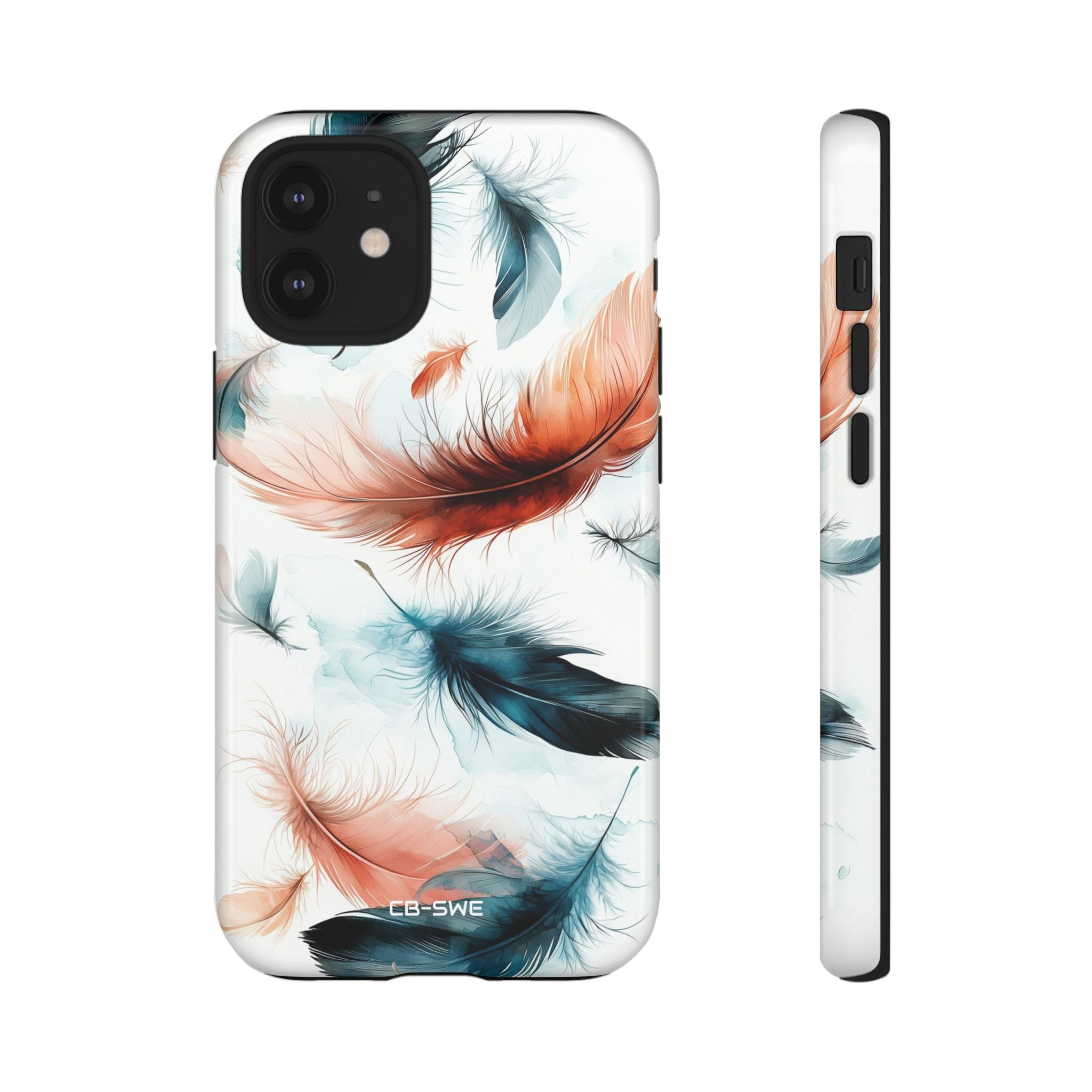 Feathers Drift Softly - iPhone Case