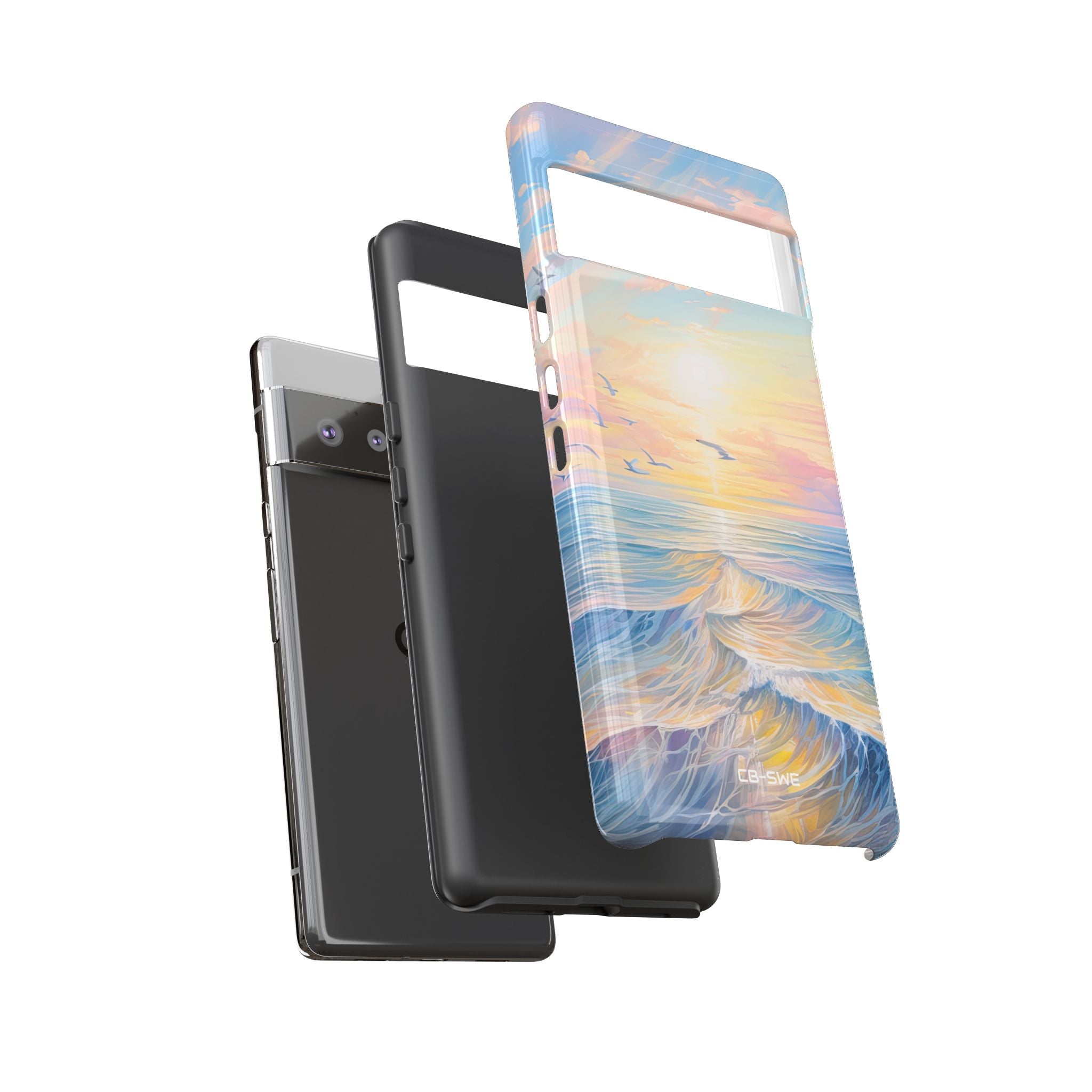 Gentle Waves Embrace - Google Pixel Case