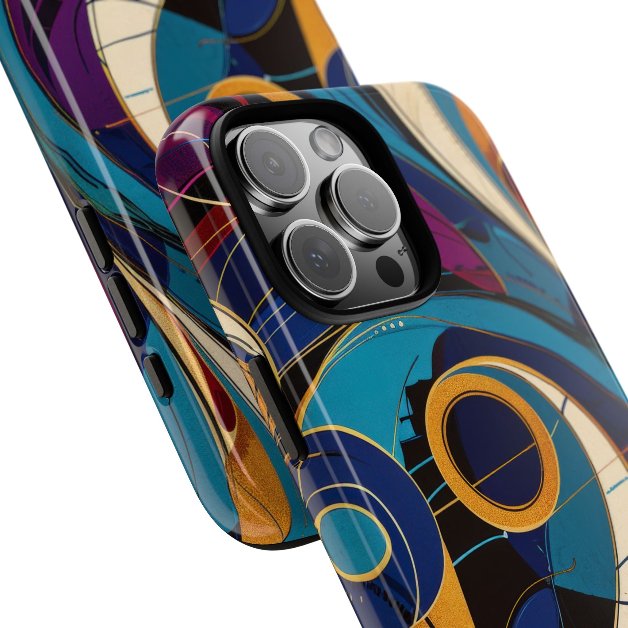 Swirling Copper Dreams iPhone 16 - Tough