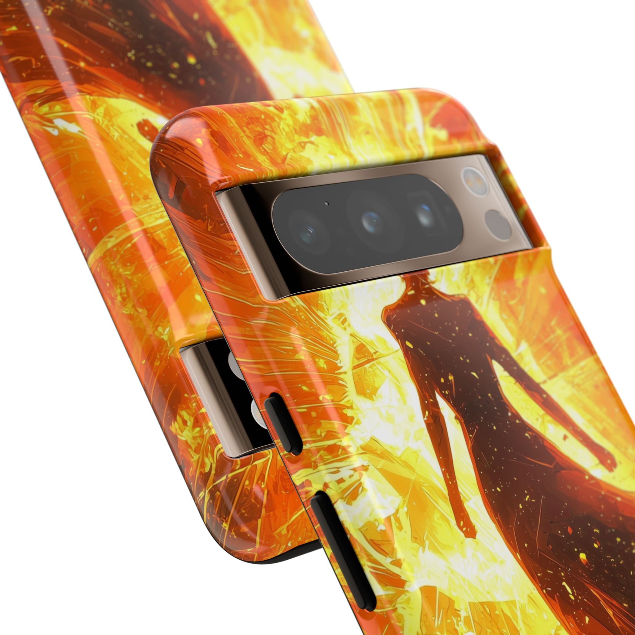 Fiery Energy Erupts - Google Pixel Case