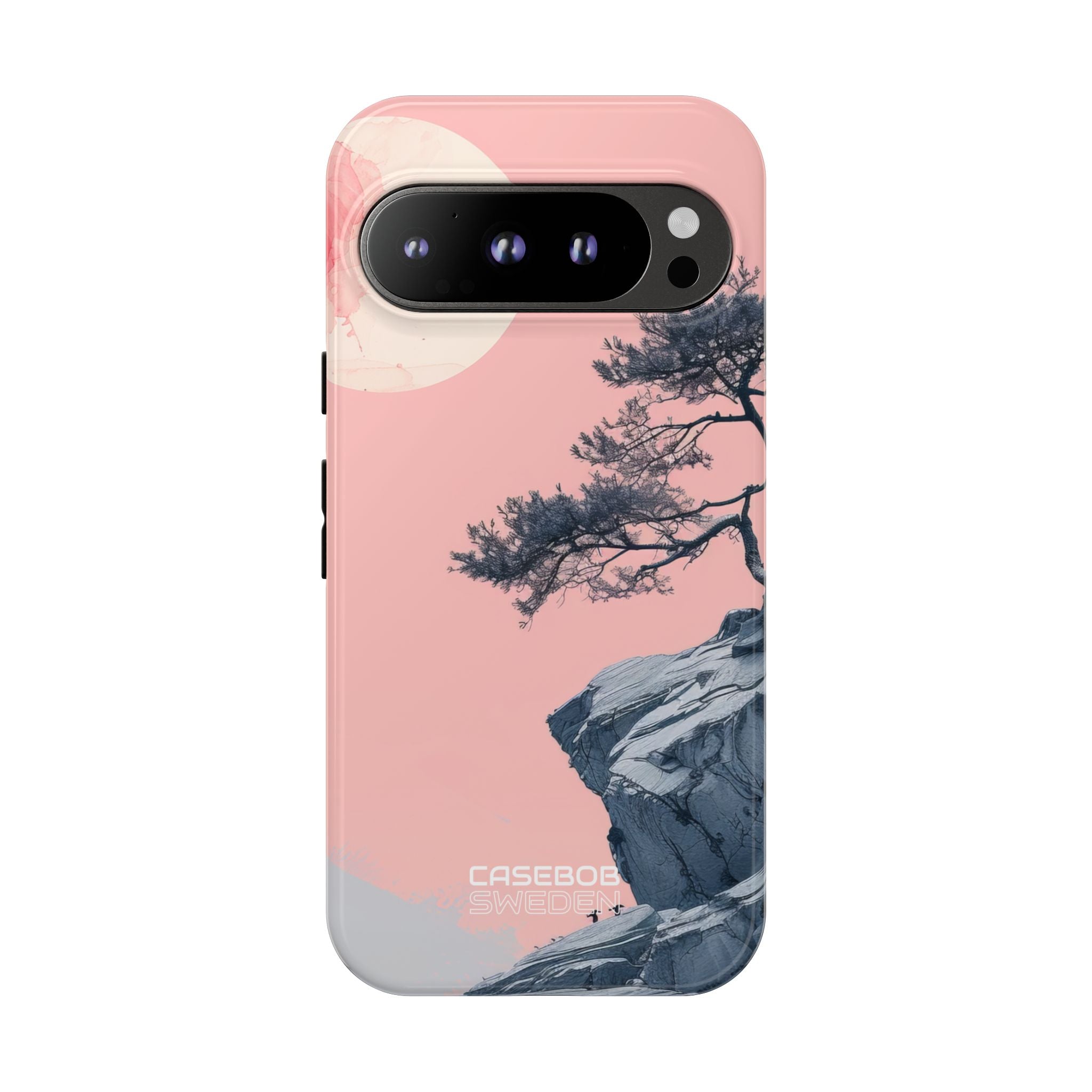 Solitudine sulla scogliera rosa Google Pixel 9 - Tough