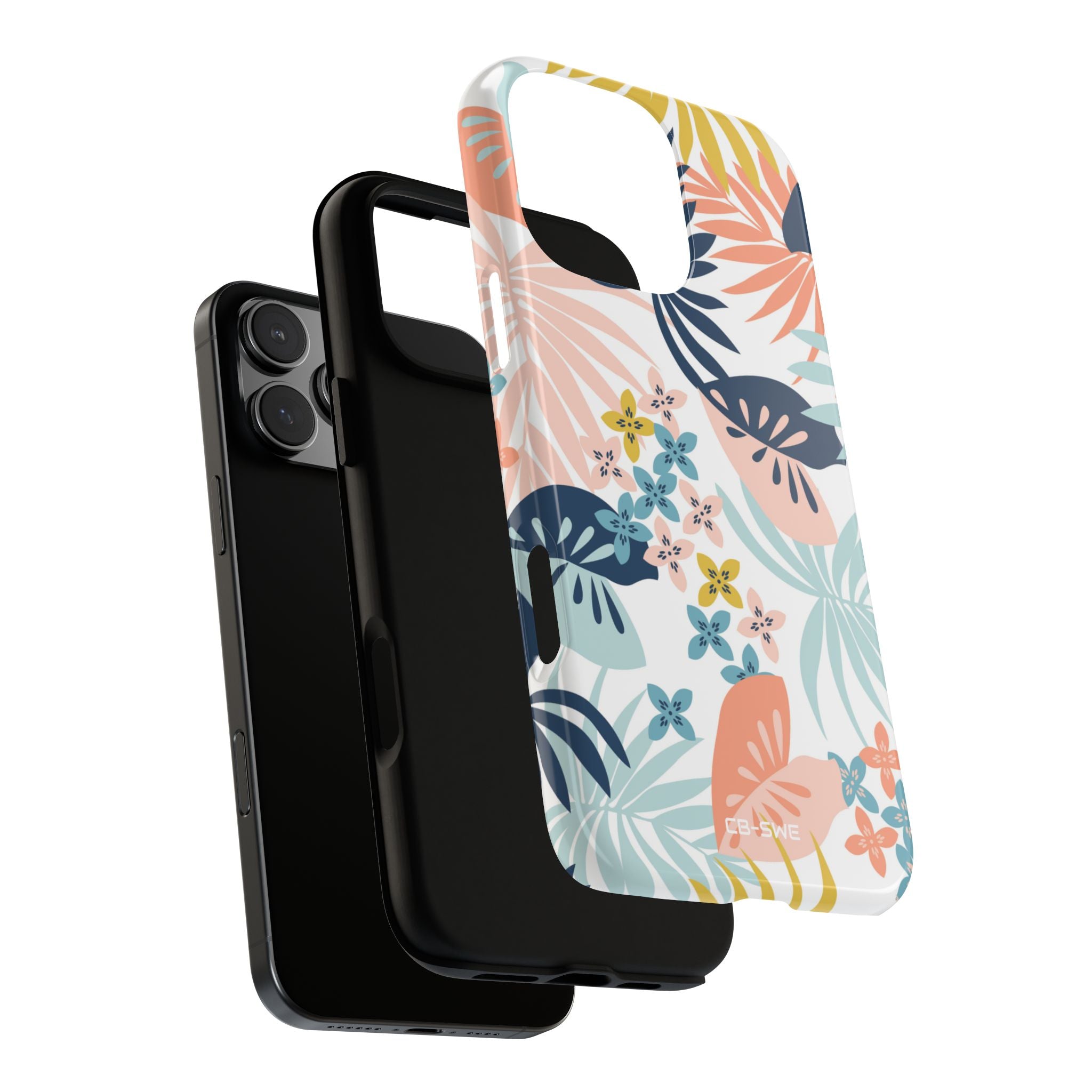 Tropical Foliage Blooms - iPhone Case