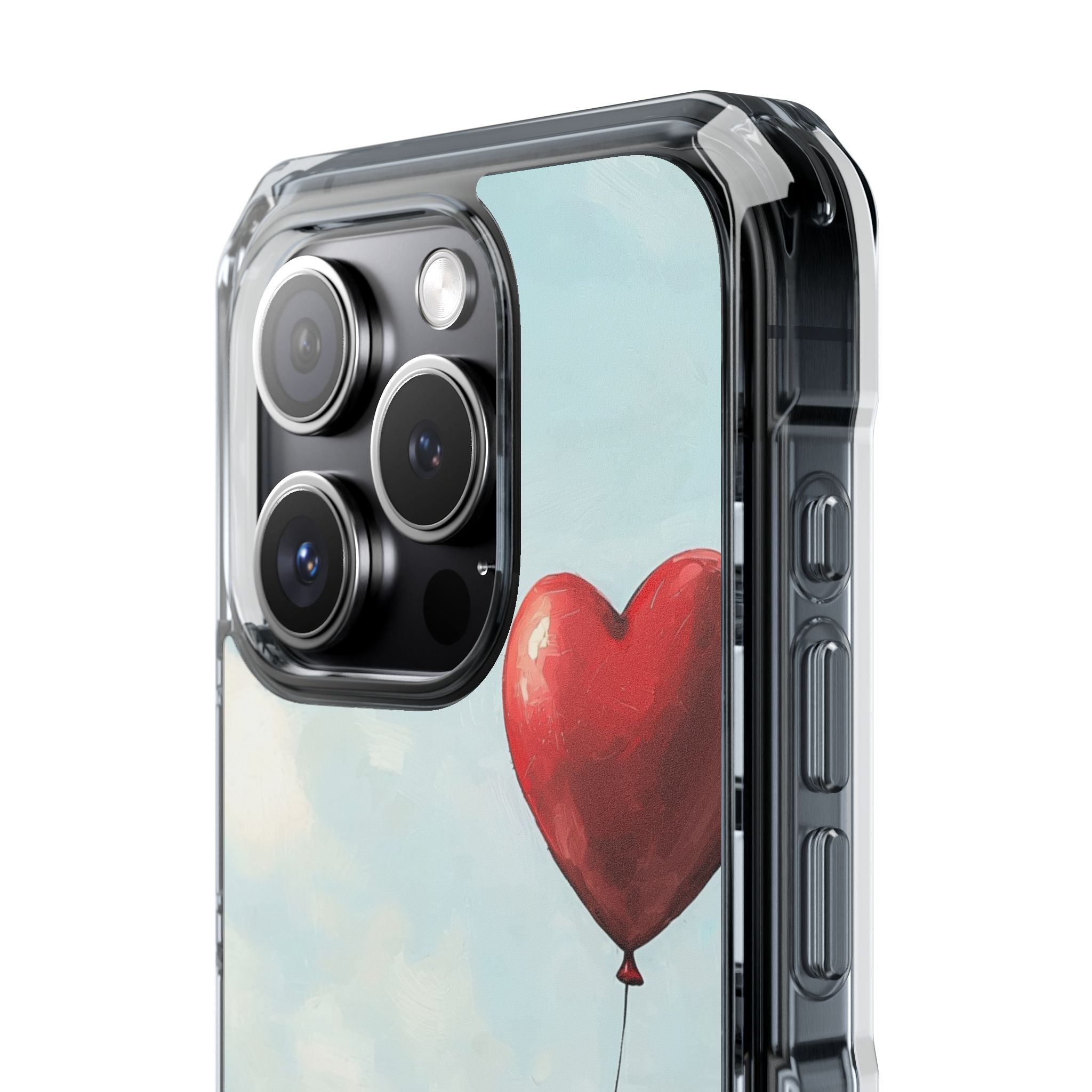 Heart Balloon Glow iPhone 15 Pro Case - Impact