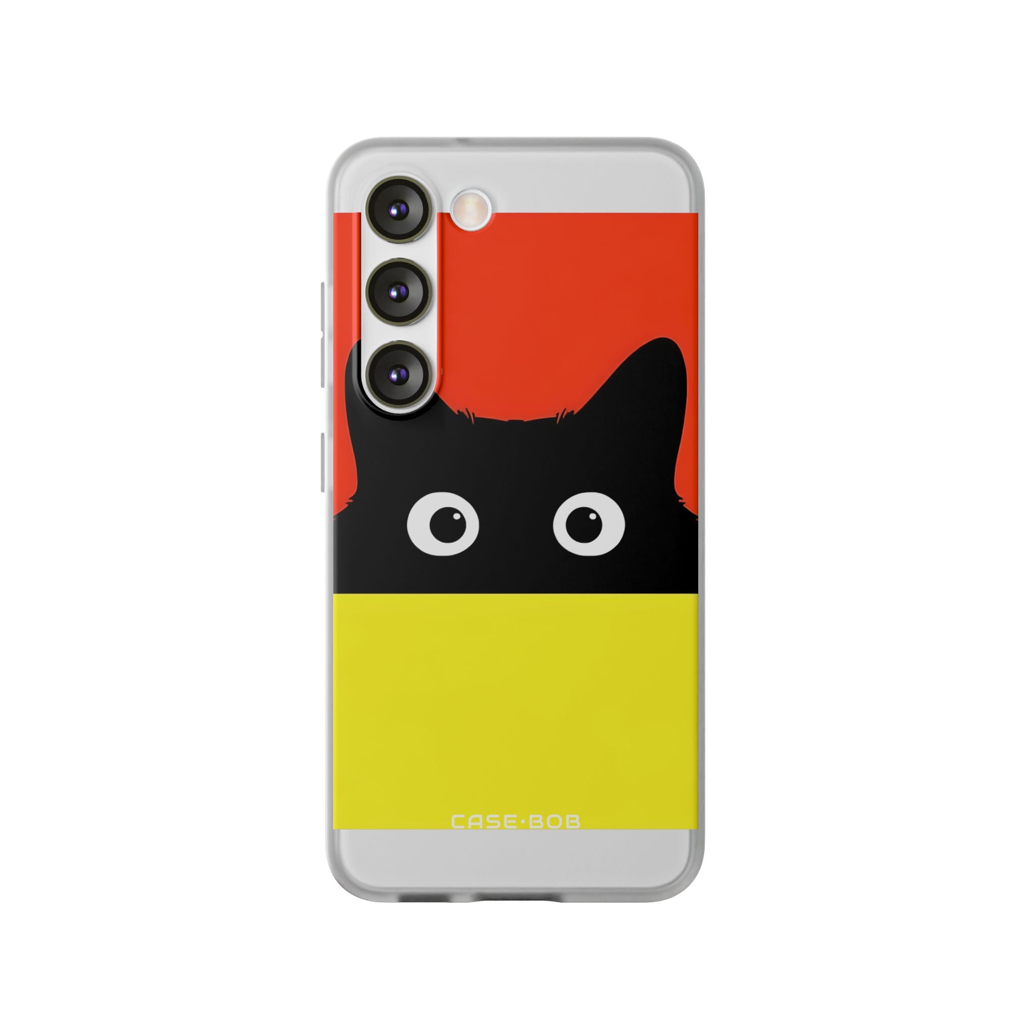 Peekaboo Cat Crimson Samsung S23 Case - Soft