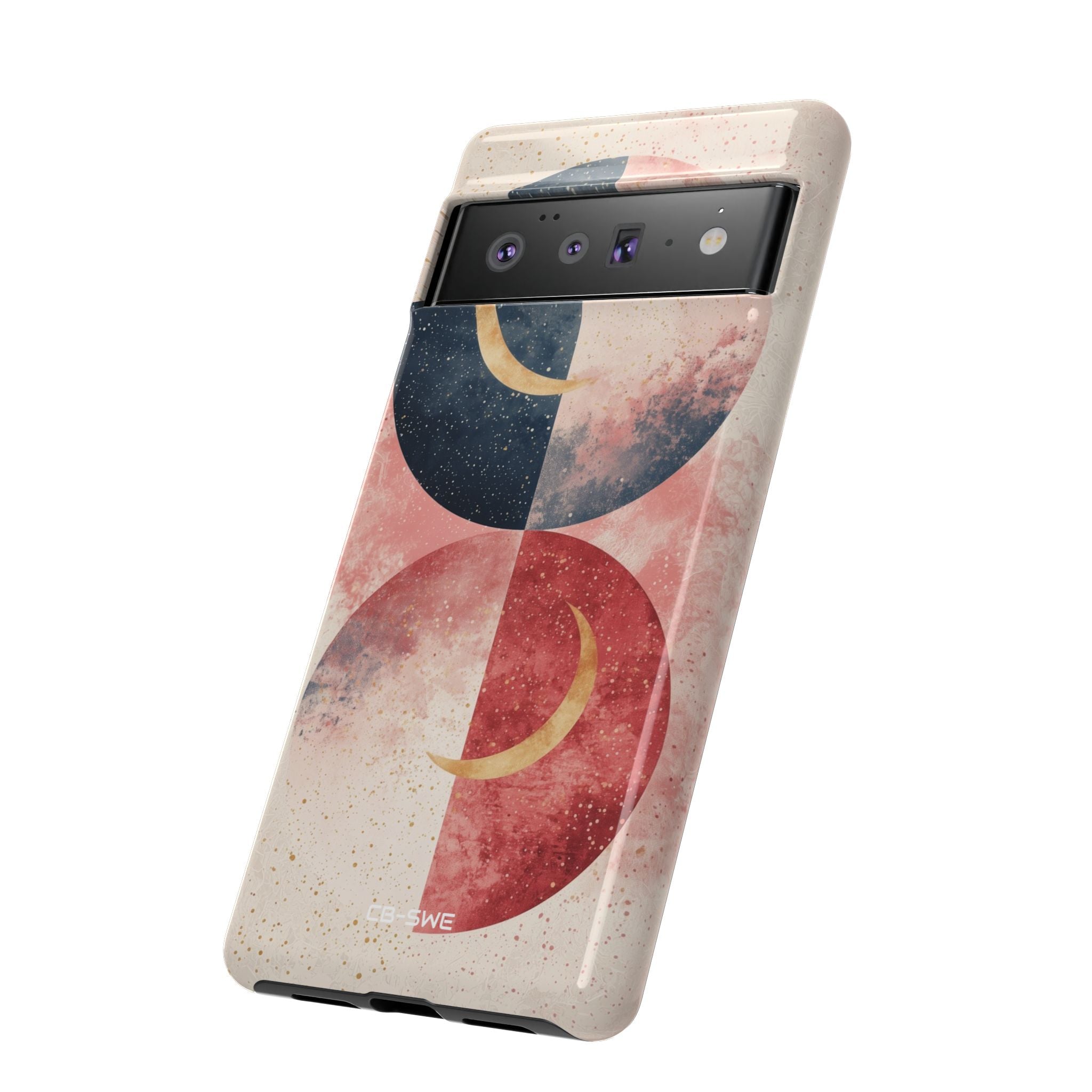 Crescents Embrace Stars - Google Pixel Case