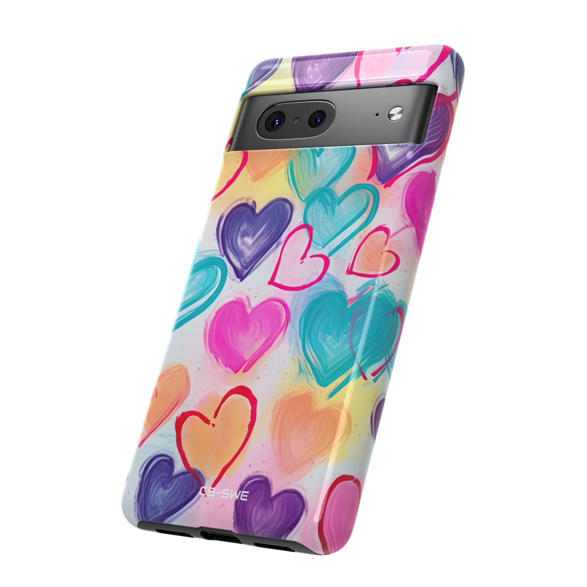 Hearts Dance Playfully - Google Pixel Case