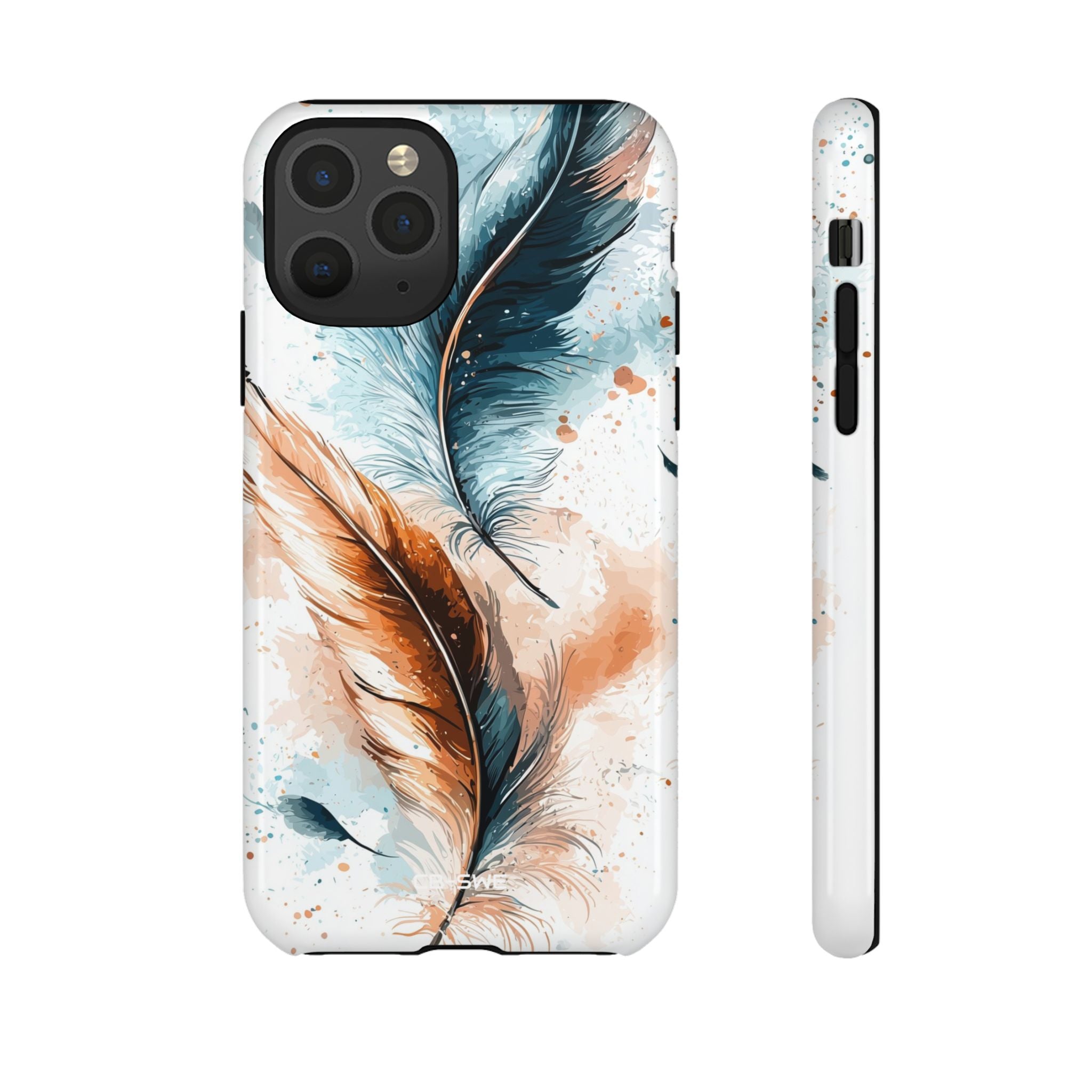 Feathers Dance Lightly - iPhone Case