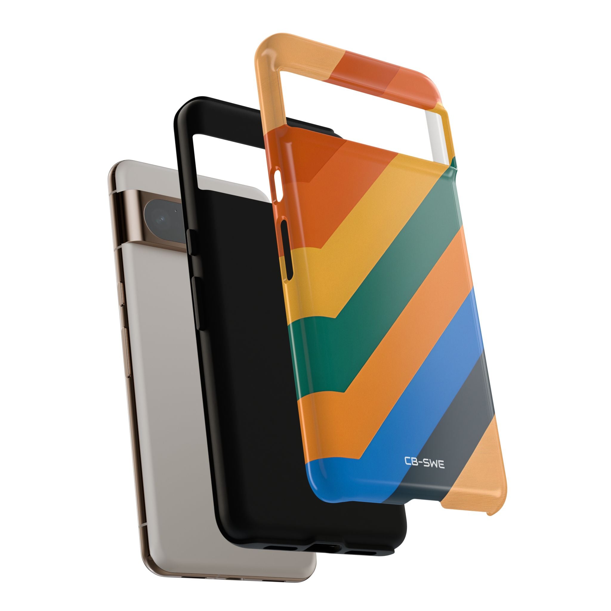 Vibrant Geometric Harmony - Google Pixel Case