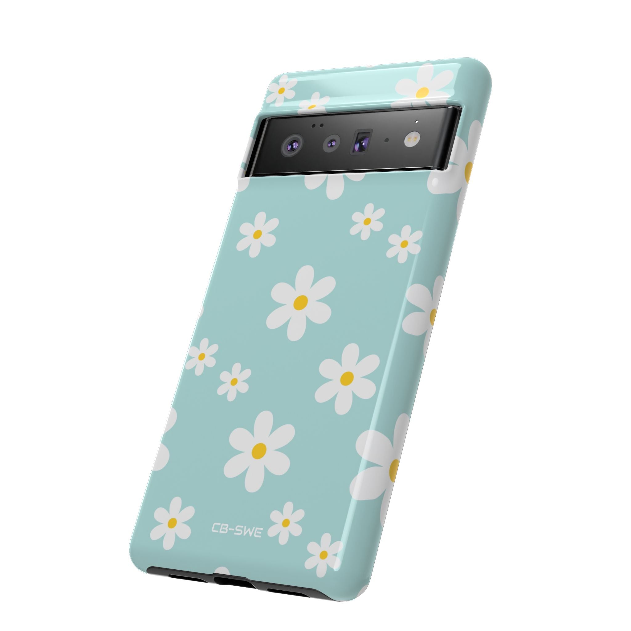 Daisies On Blue - Google Pixel Case